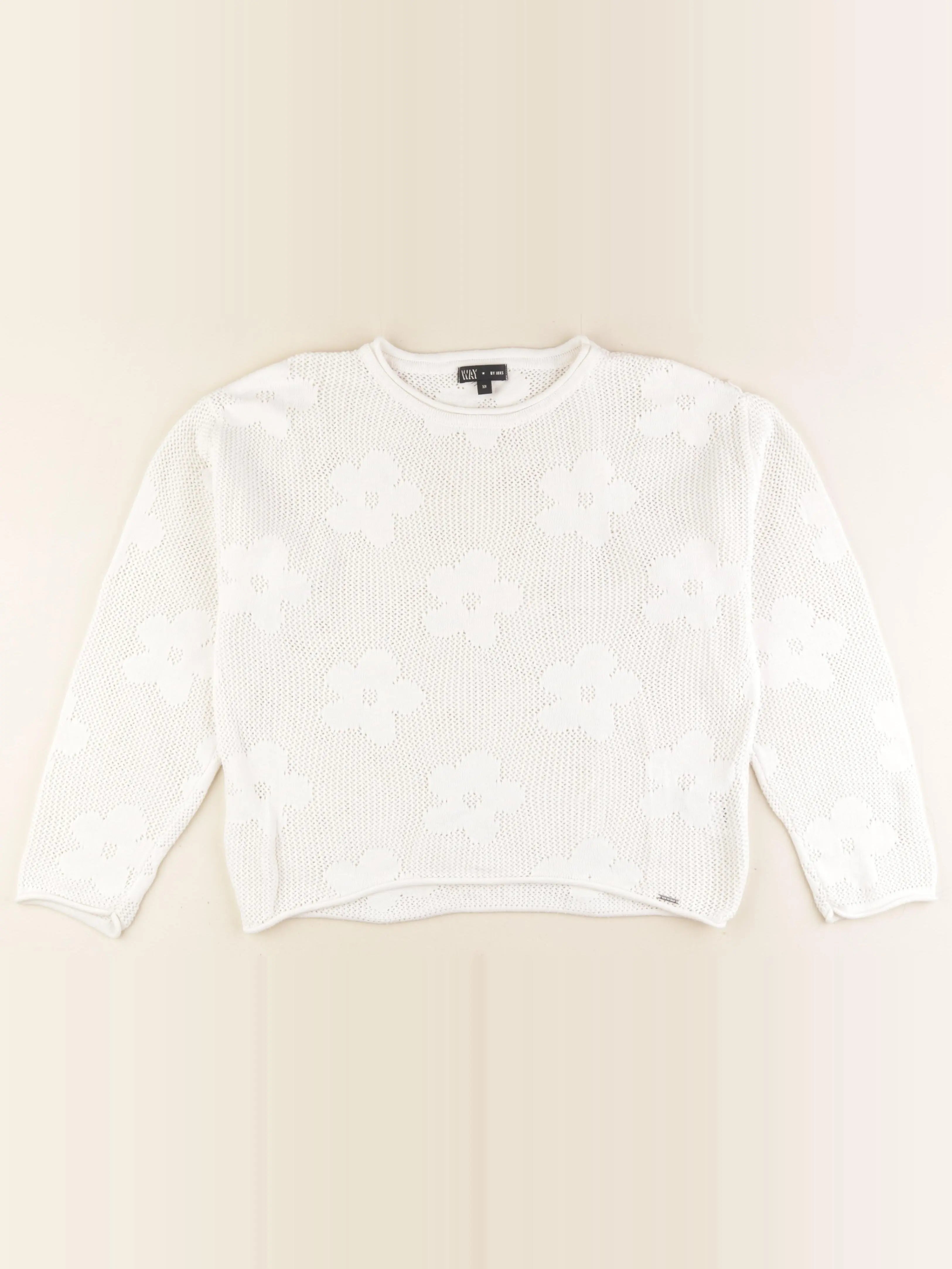 IKKS - pull blanc - 12 ans