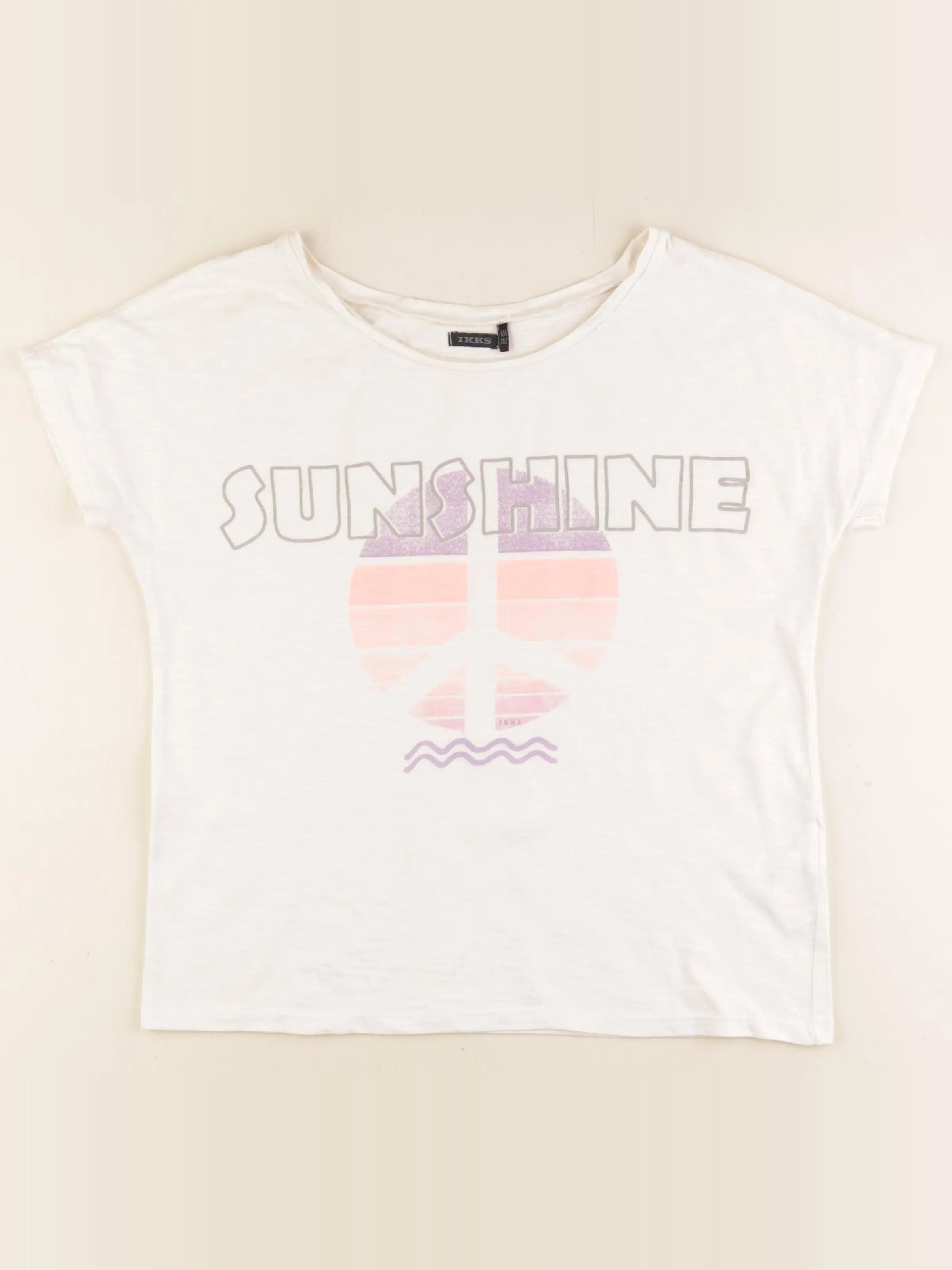 IKKS - tee-shirt blanc - 12 ans