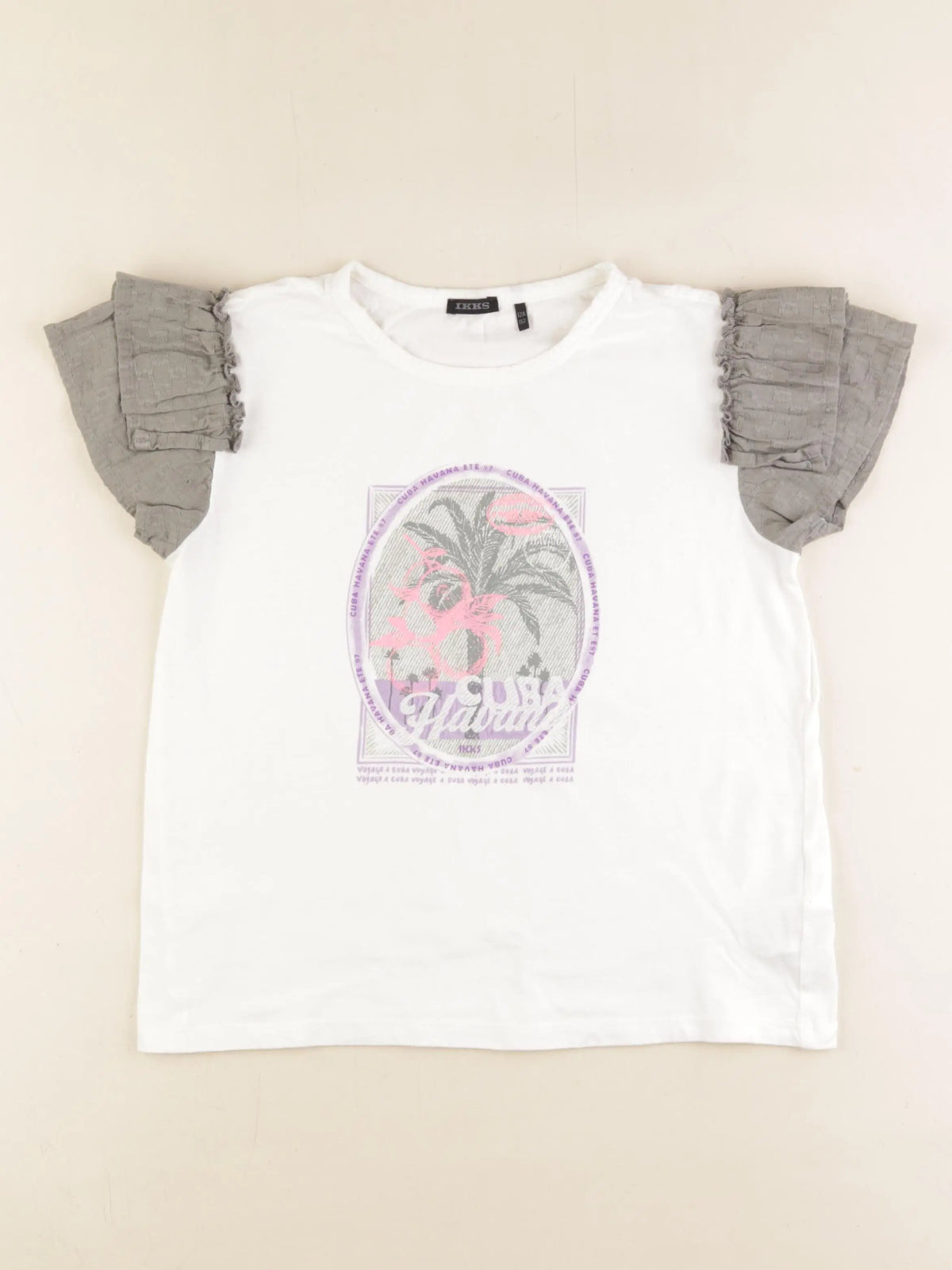 IKKS - tee-shirt multicolore - 12 ans