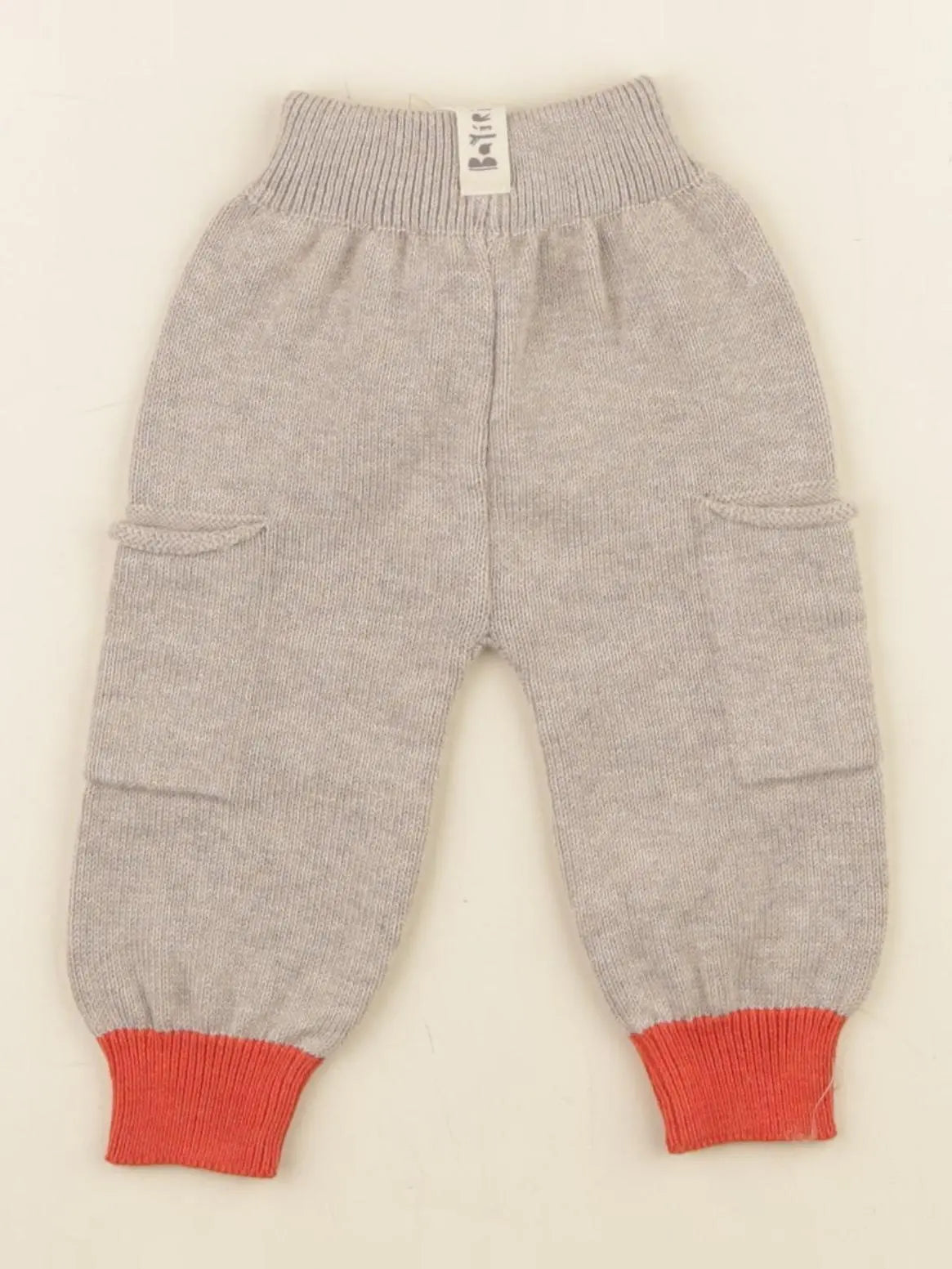 Pantalon beige, orange