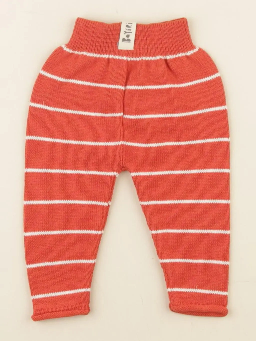 Pantalon rayé orange