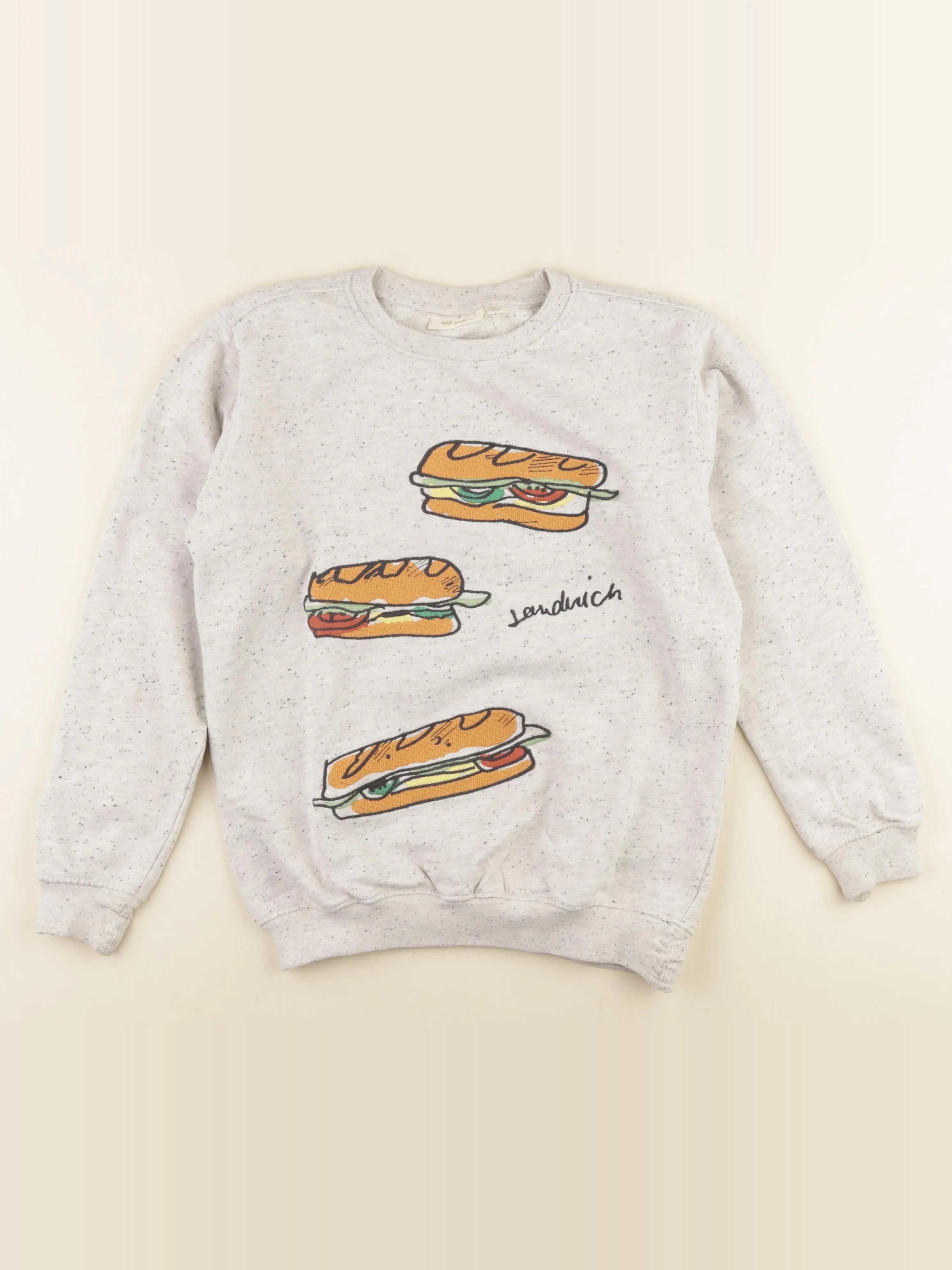 Soft Gallery - sweat gris - 12 ans