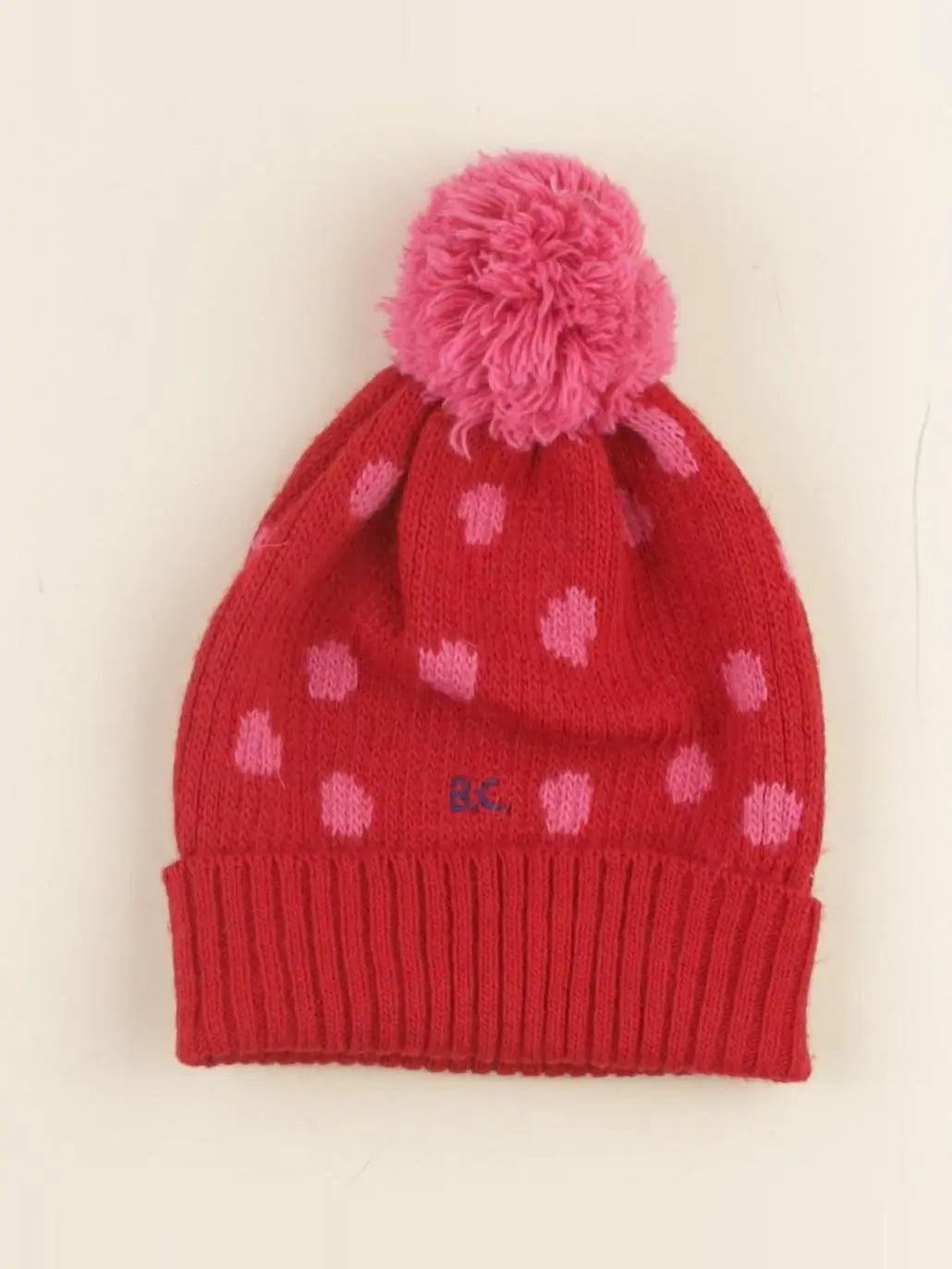 Bobo Choses - bonnet rouge, rose - 6/8 ans