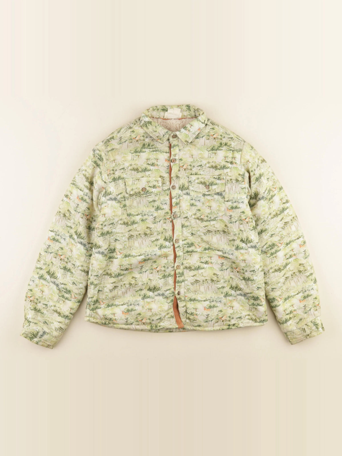 Arsène et les pipelettes - veste doublé vert - 10 ans