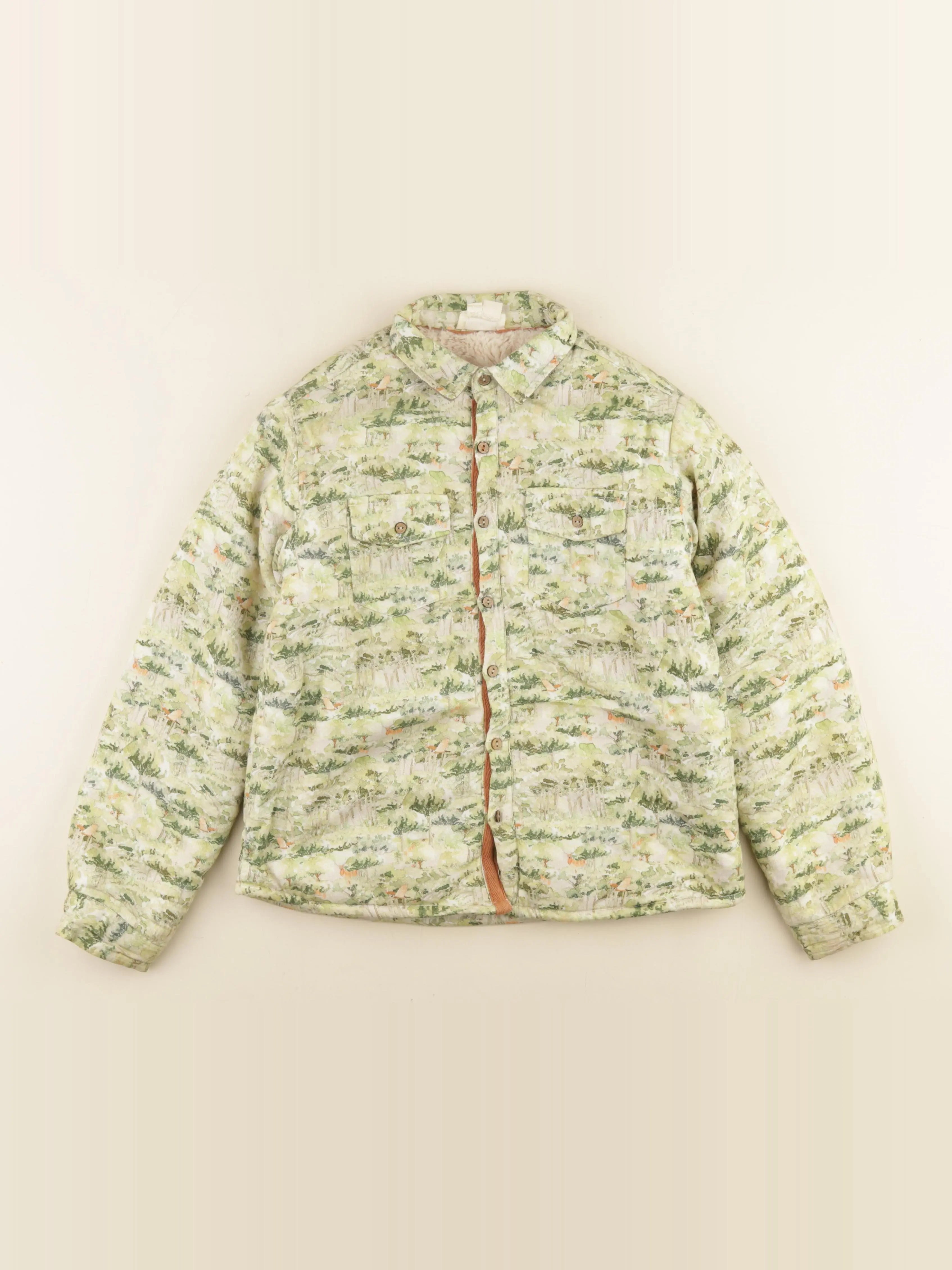 Arsène et les pipelettes - veste doublé vert - 10 ans