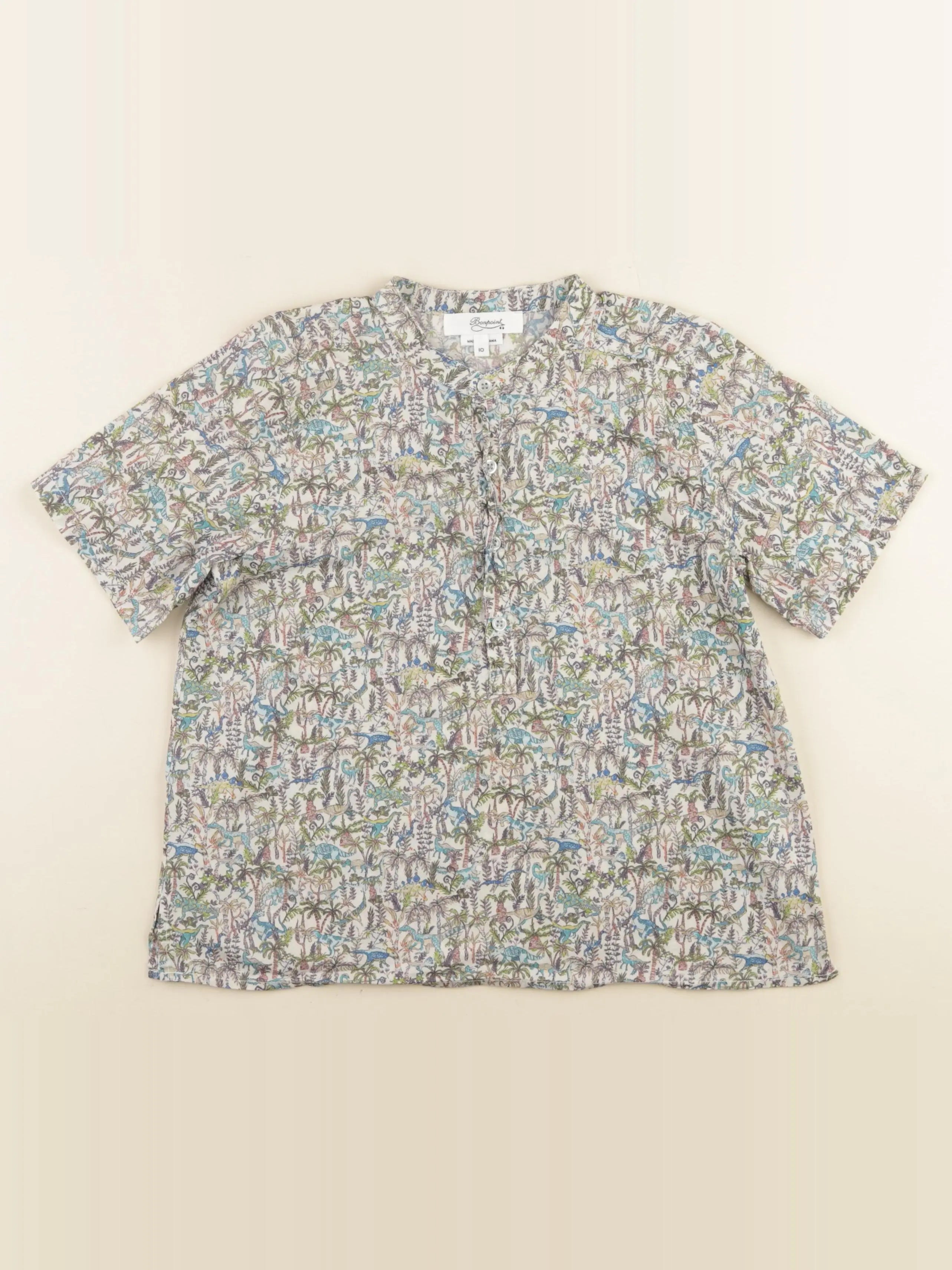 Bonpoint - chemise multicolore - 10 ans