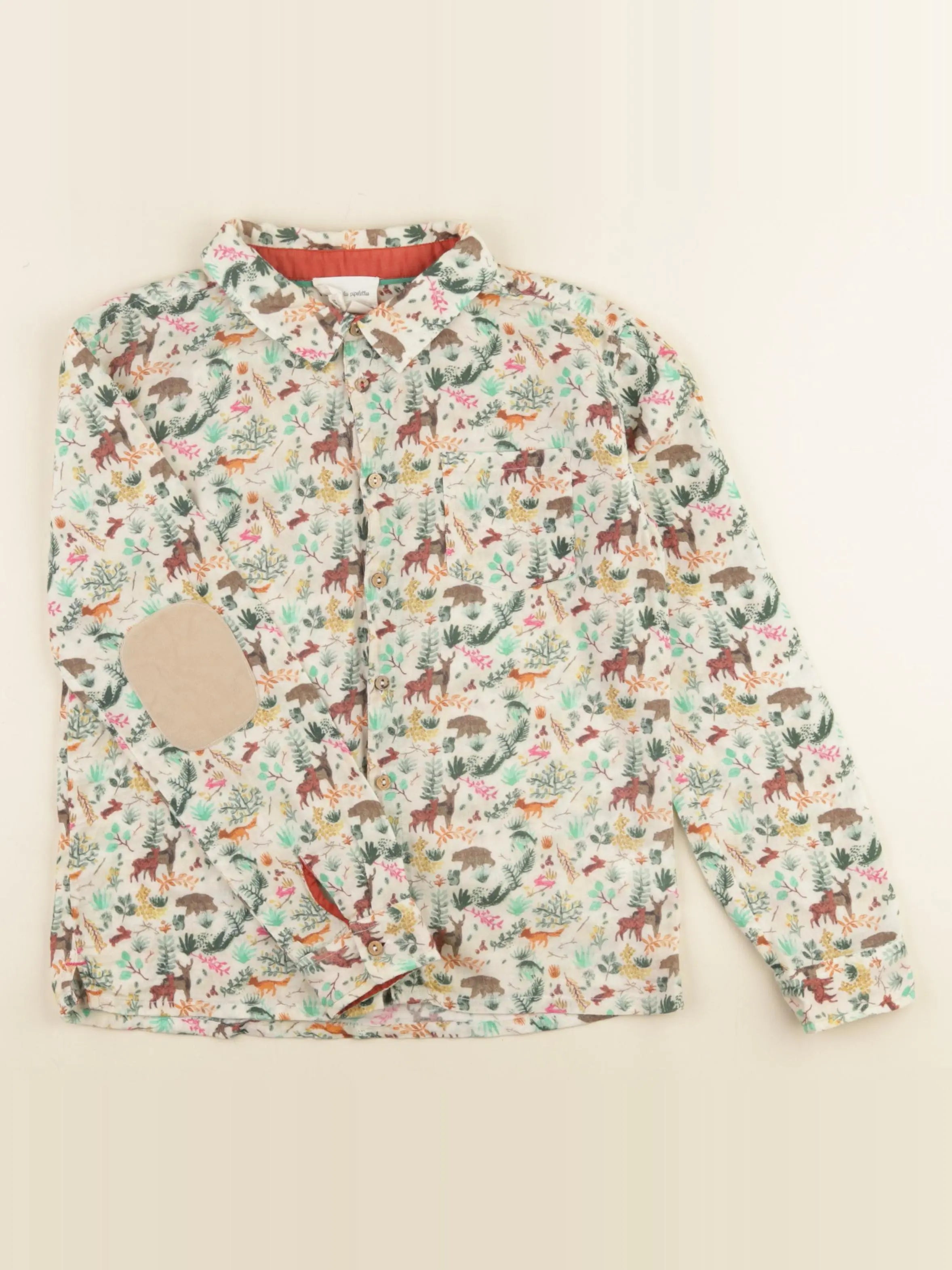 Arsène et les pipelettes - chemise multicolore - 10 ans