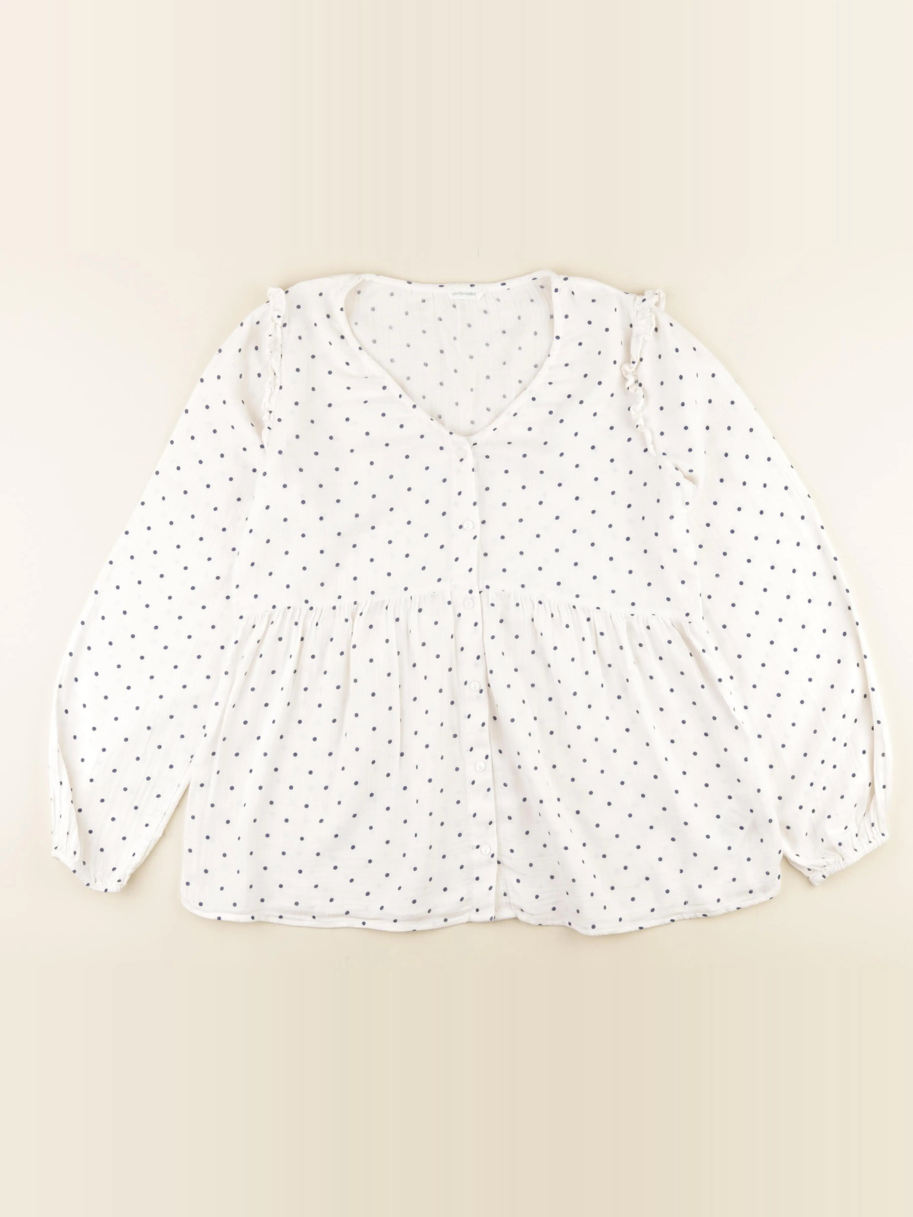 Vertbaudet - blouse grossesse blanc, bleu - 38