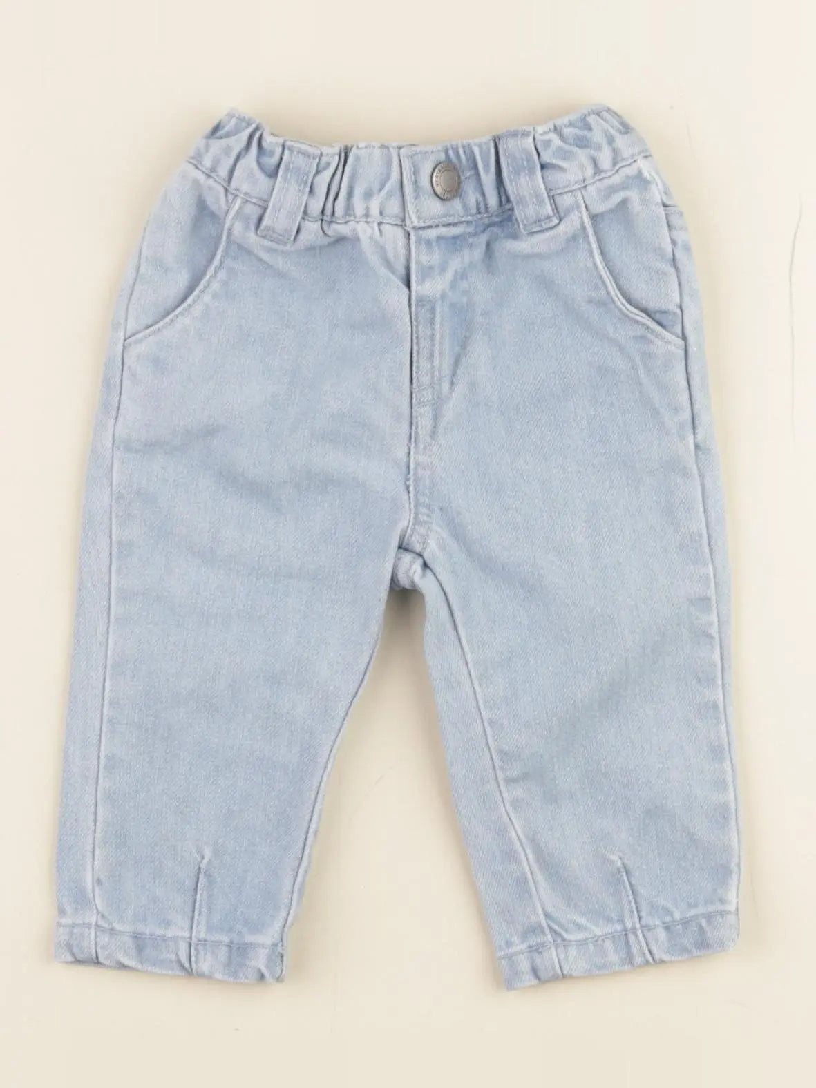Vertbaudet - jean bleu - 3 mois