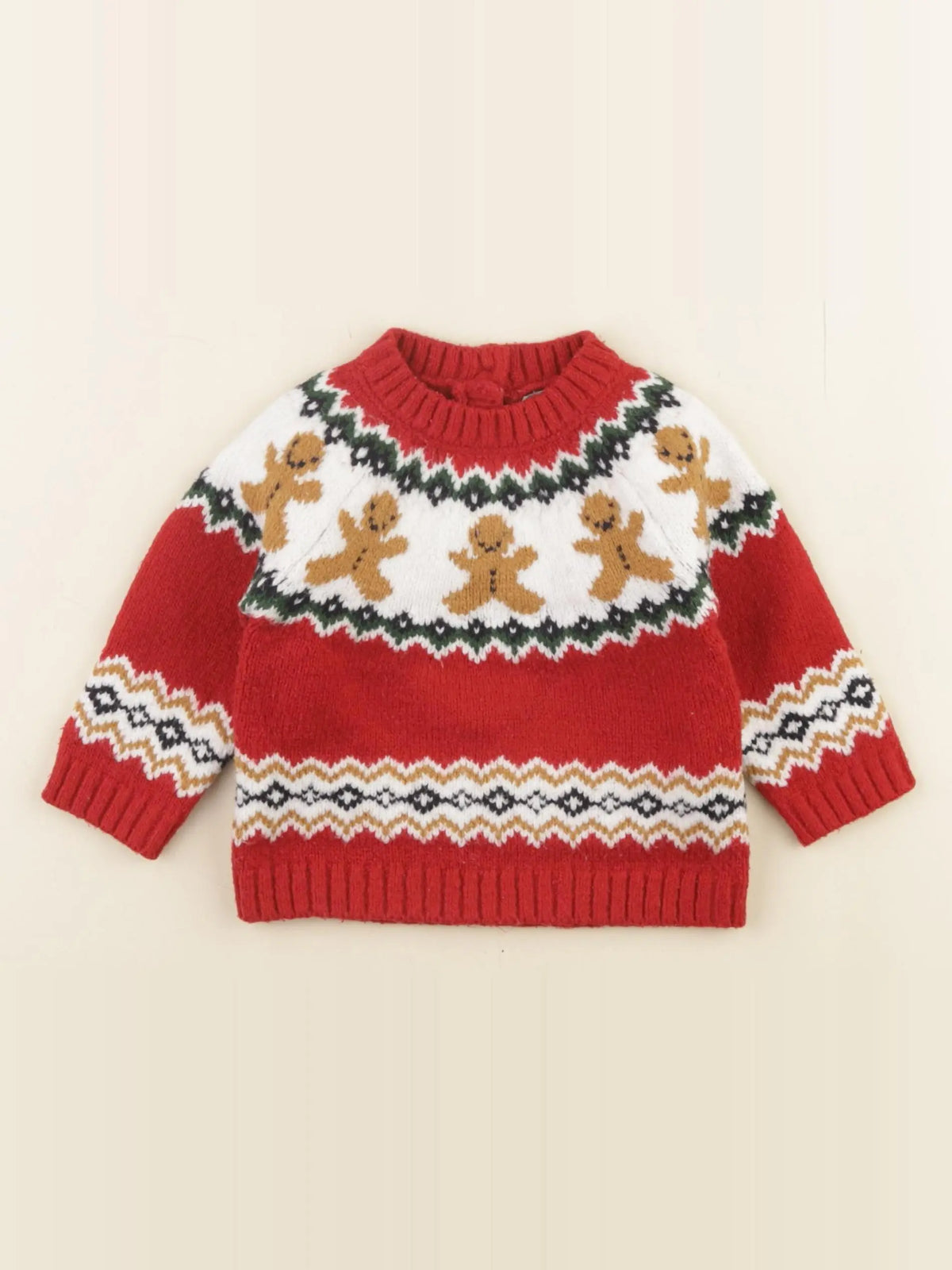 Boutchou - pull multicolore - 6 mois