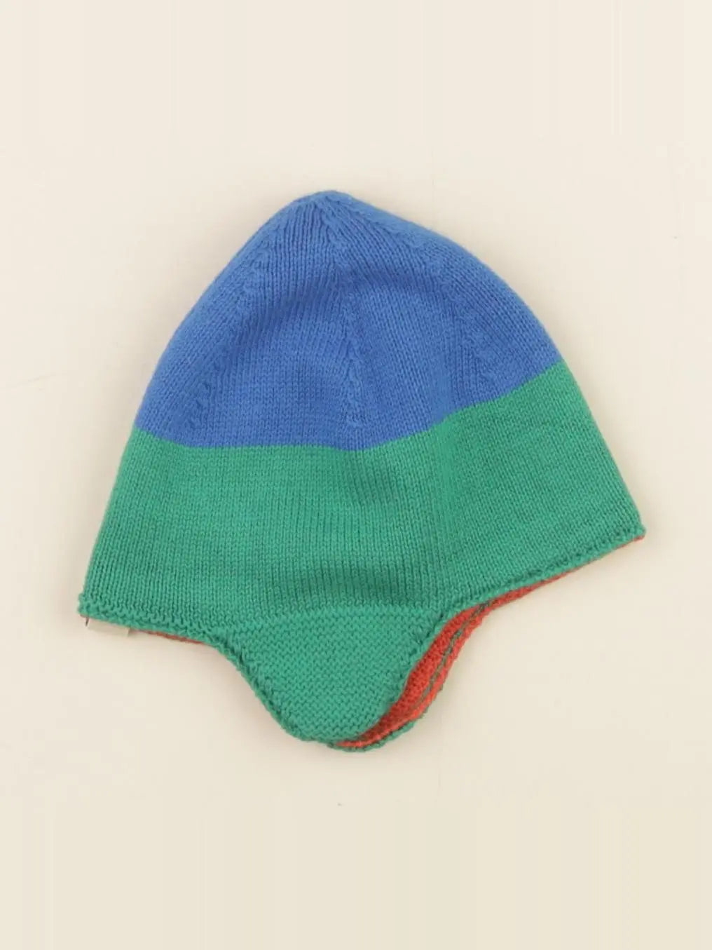 Bonnet réversible bleu, vert