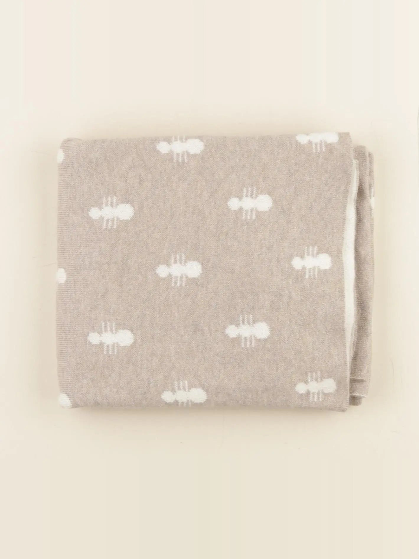 Bayiri  - couverture beige - 90 x 105 cm