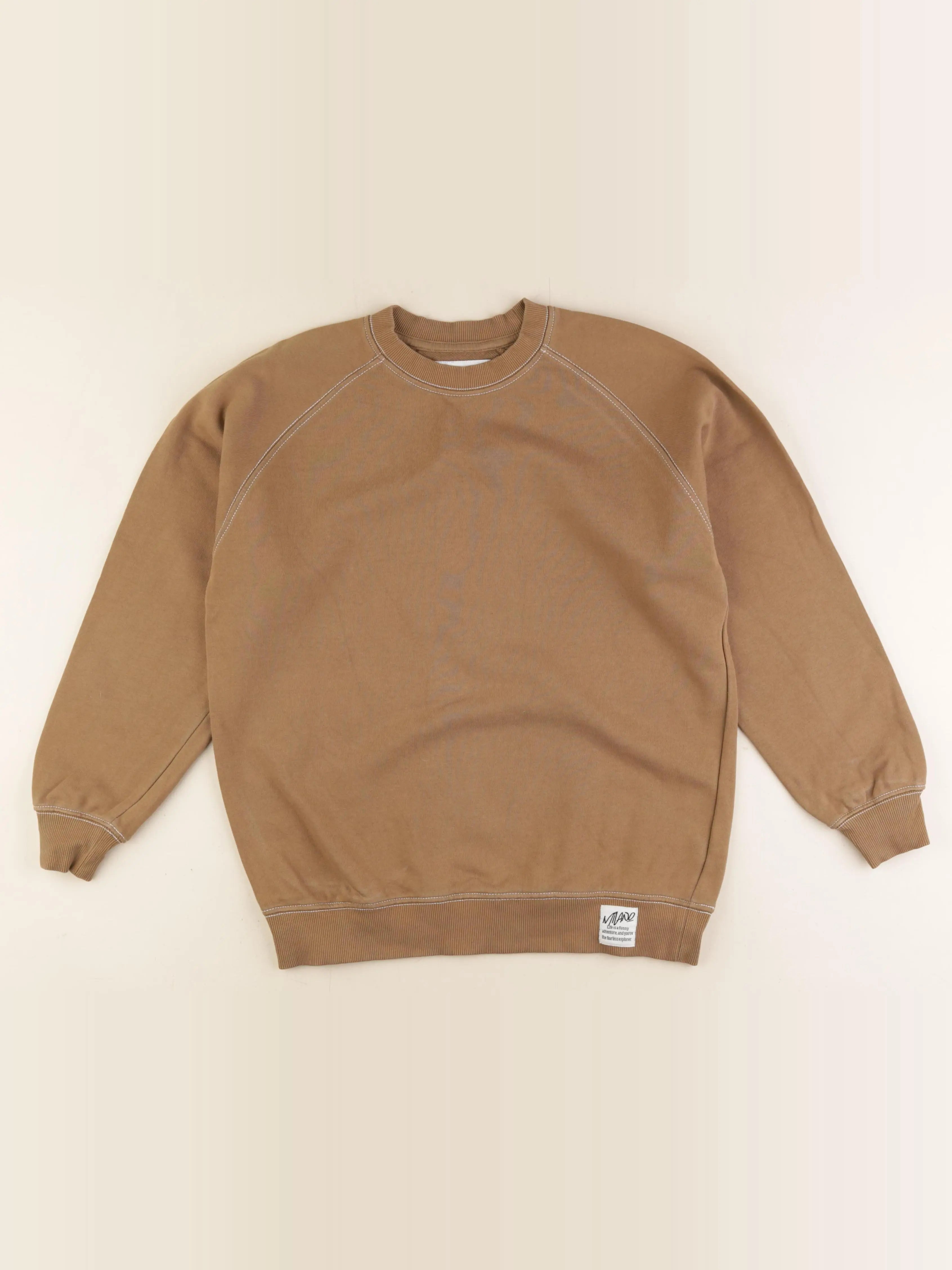 Zara - sweat marron - 11/12 ans