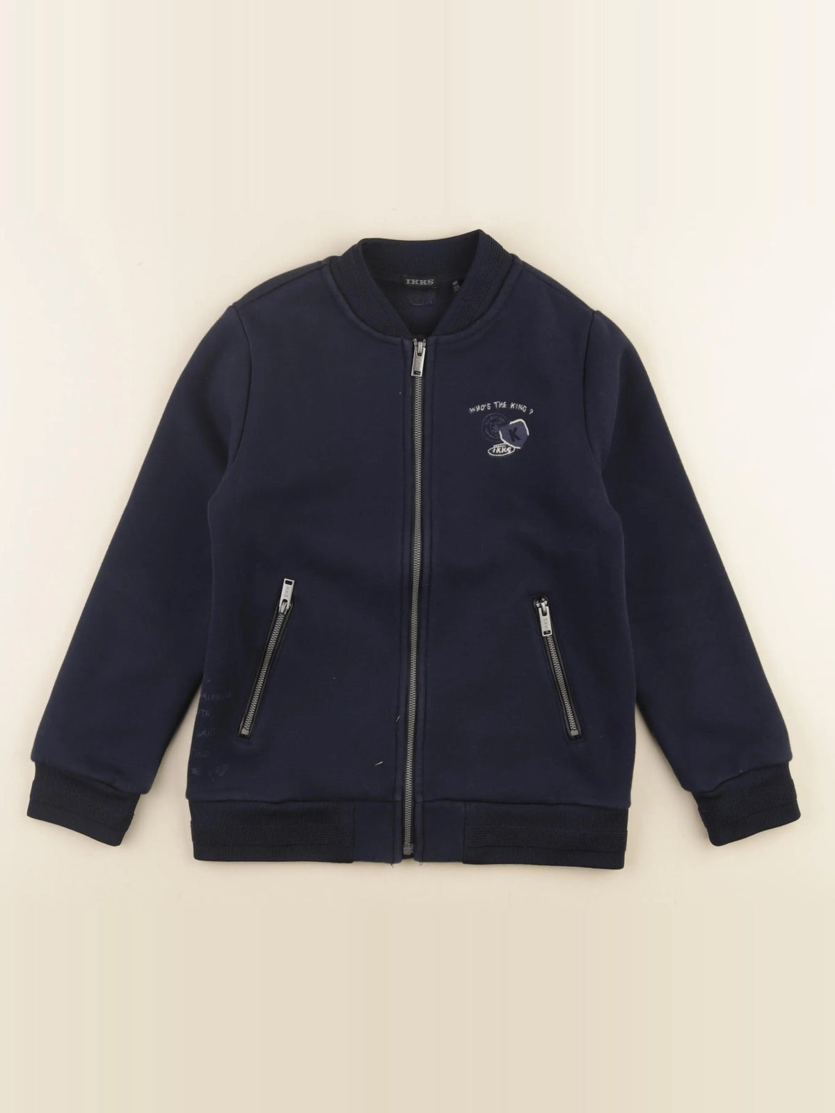 IKKS - sweat bleu - 8 ans