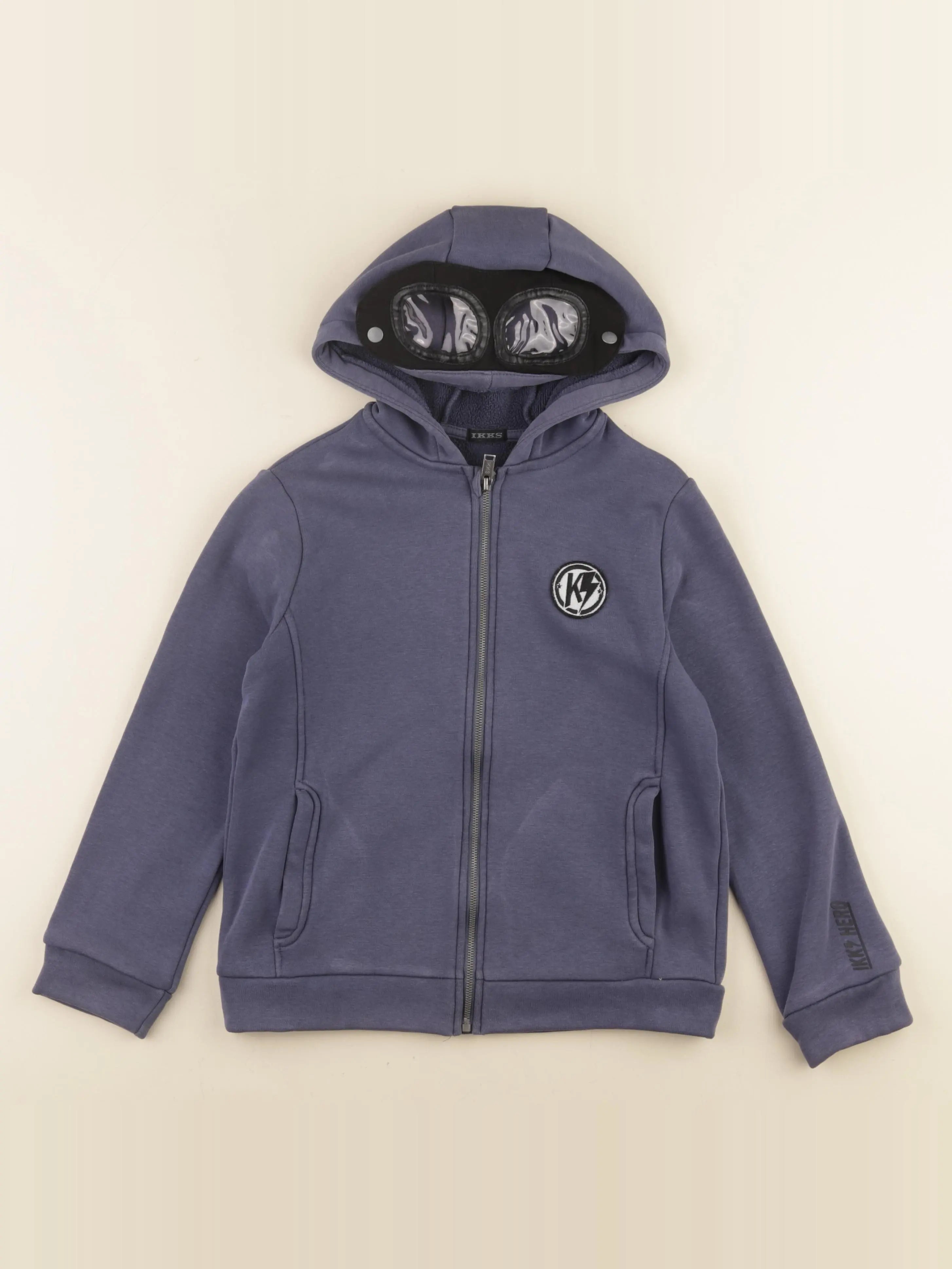 IKKS - sweat bleu - 8 ans