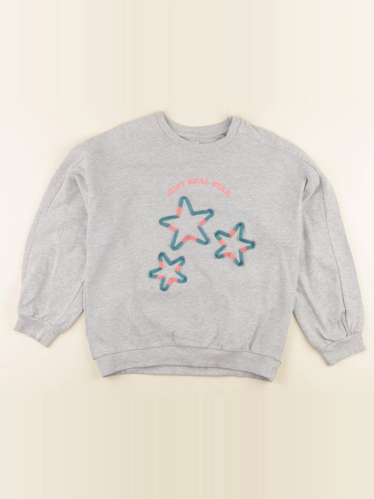 Vertbaudet - sweat gris - 14 ans