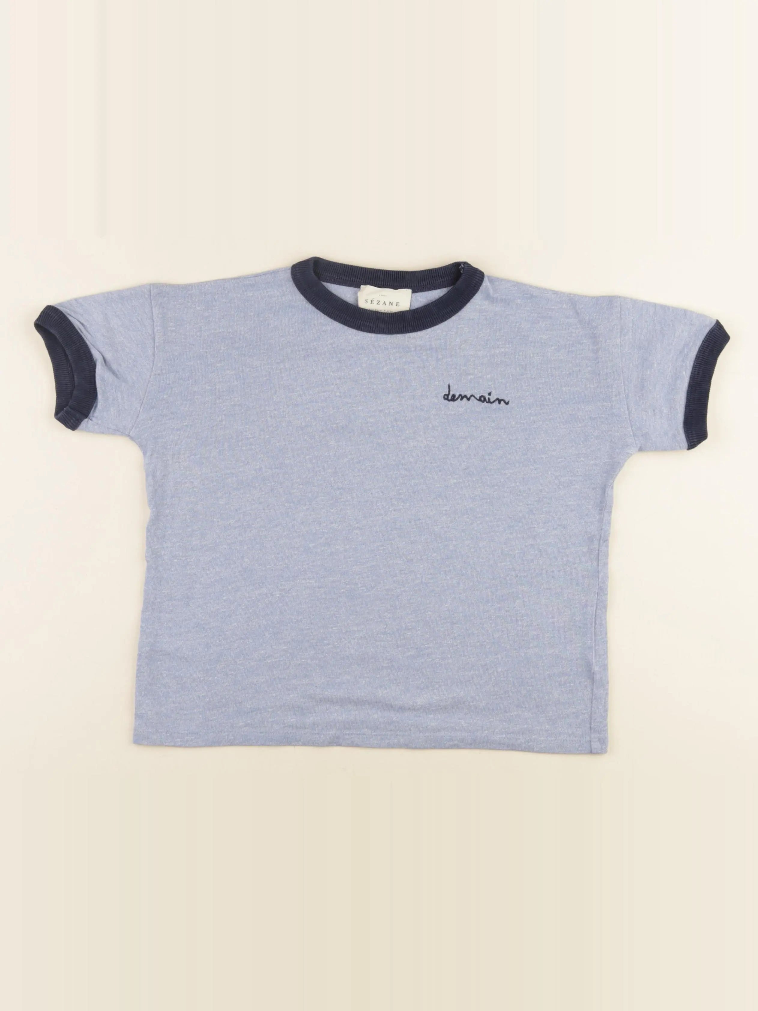 Petit Sézane  - tee-shirt bleu - 4 ans