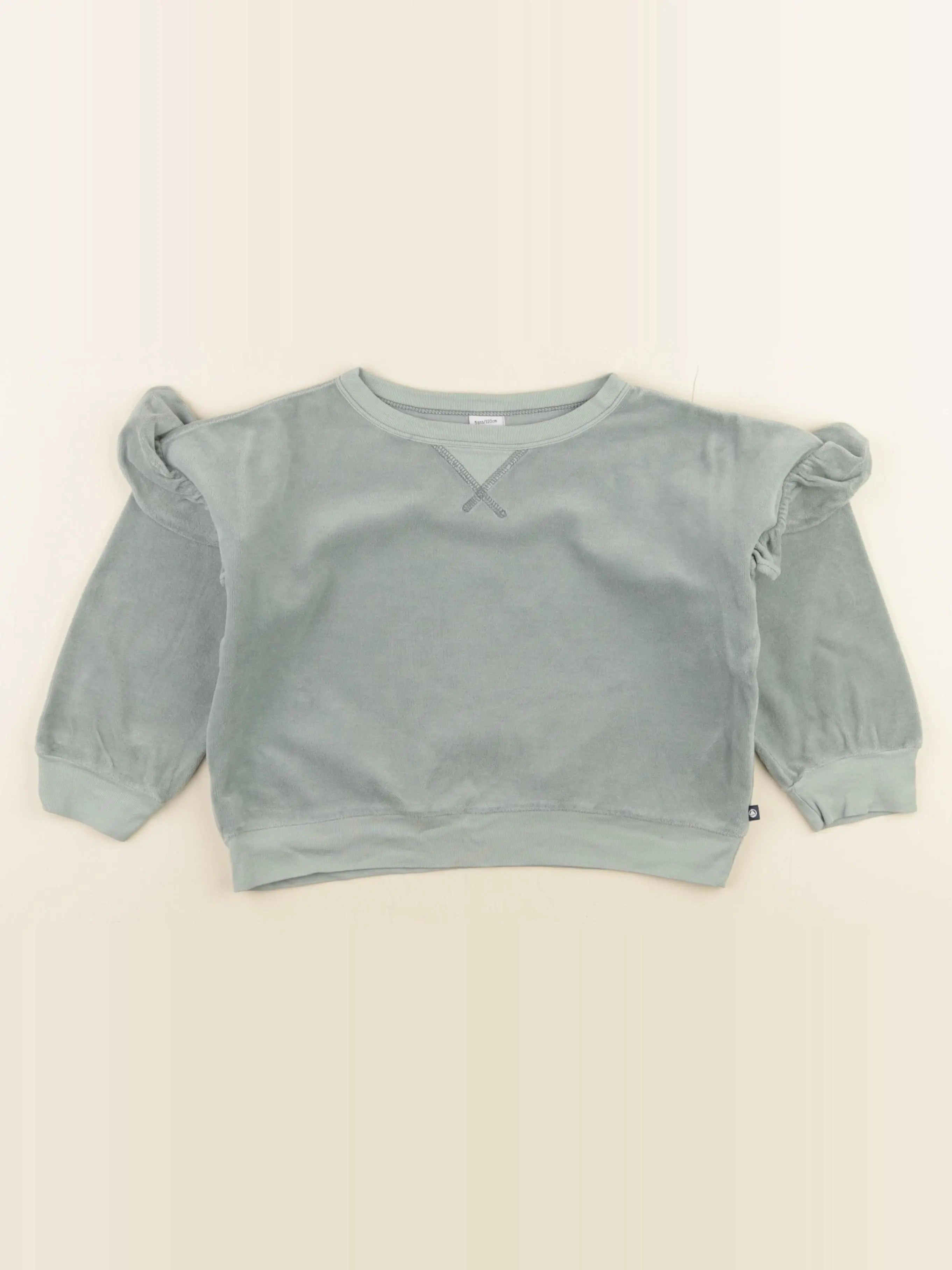 Petit Bateau - polaire vert - 5 ans