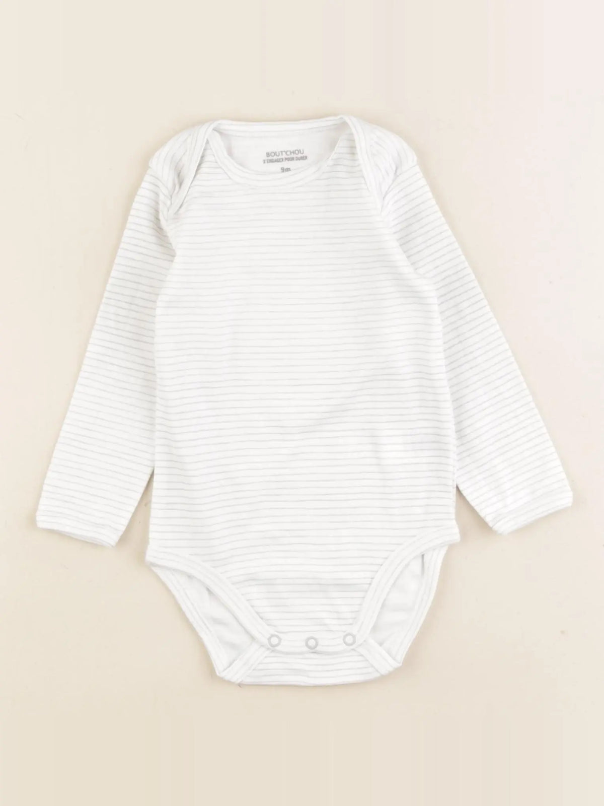 Boutchou - body blanc - 9 mois