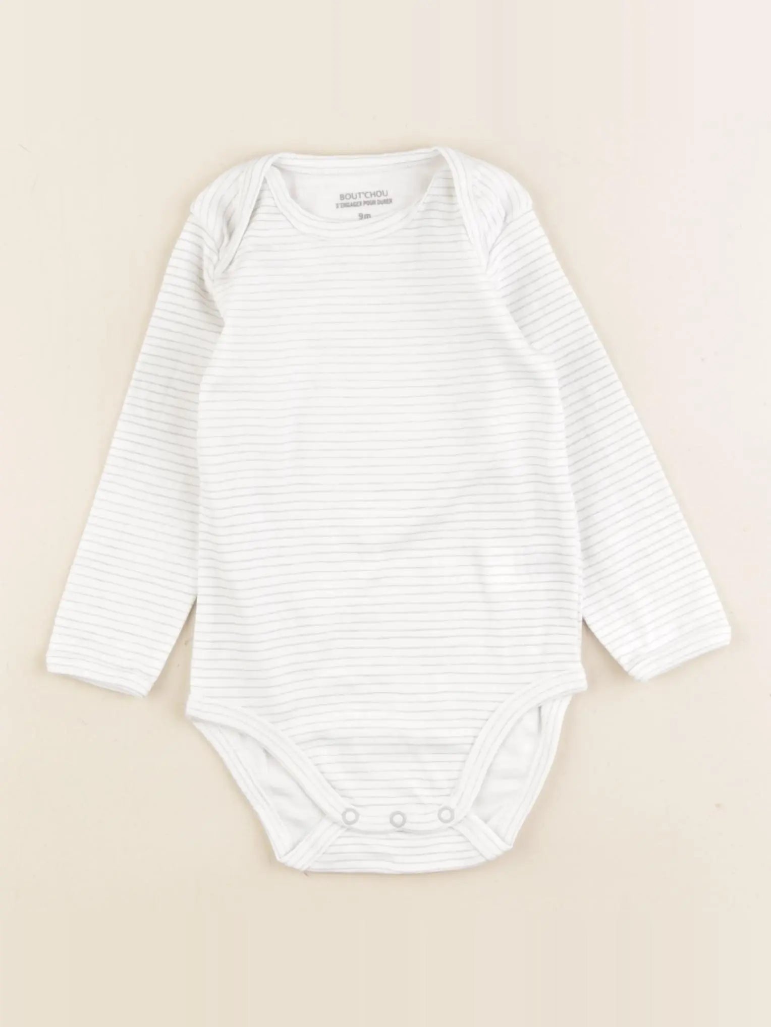 Boutchou - body blanc - 9 mois