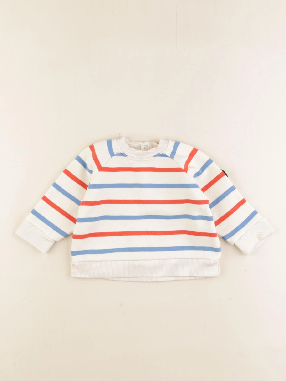 Petit Bateau - sweat beige - 6 mois