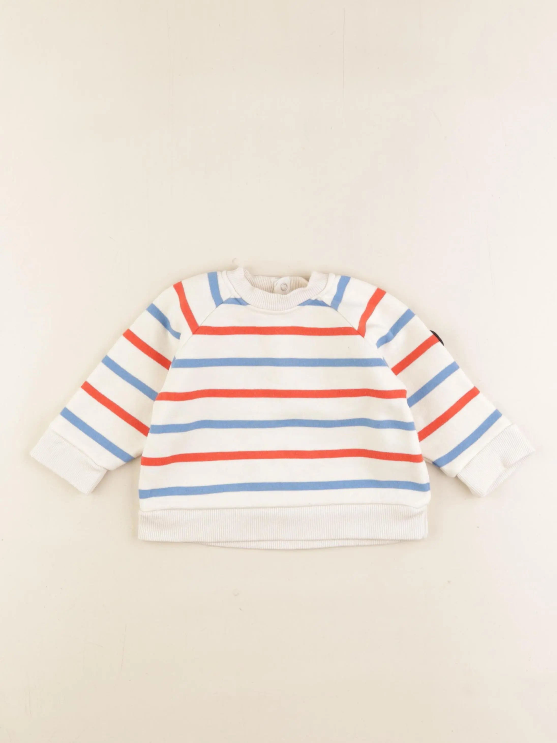 Petit Bateau - sweat beige - 6 mois