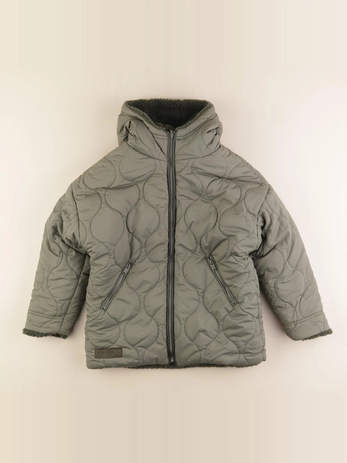 IKKS - doudoune réversible vert - 10 ans