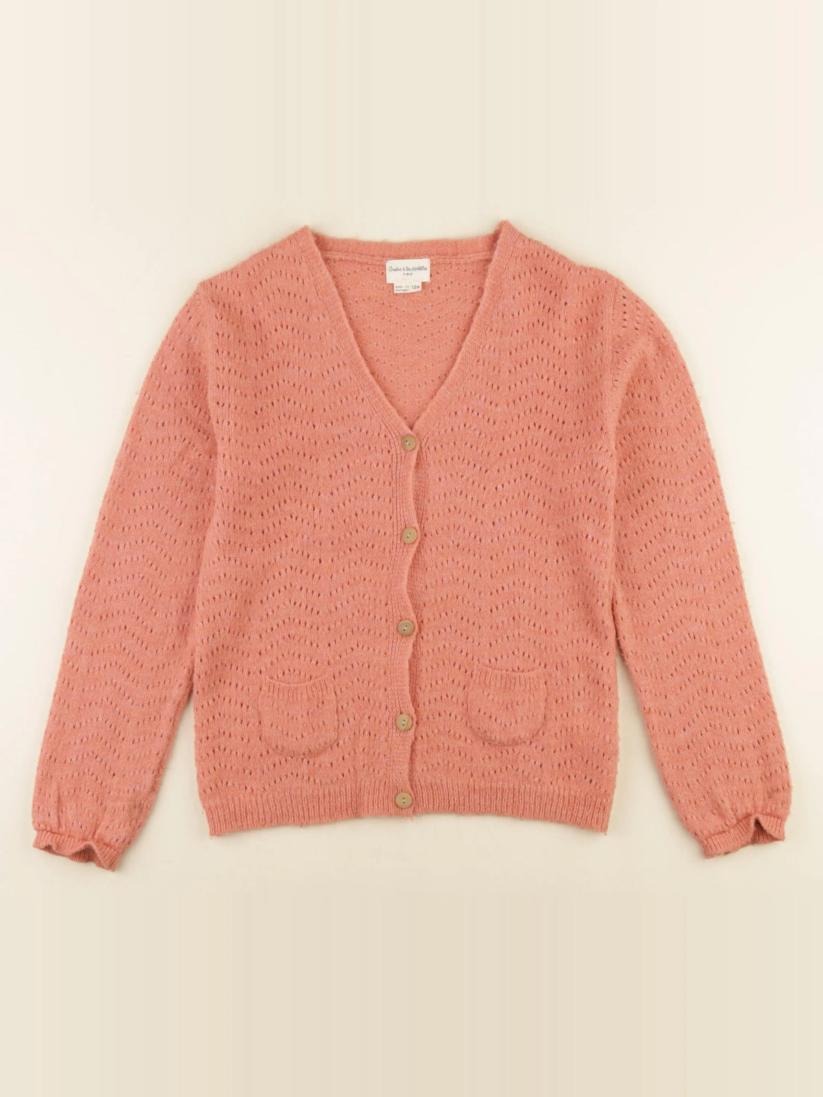 Arsène et les pipelettes - gilet orange - 12 ans