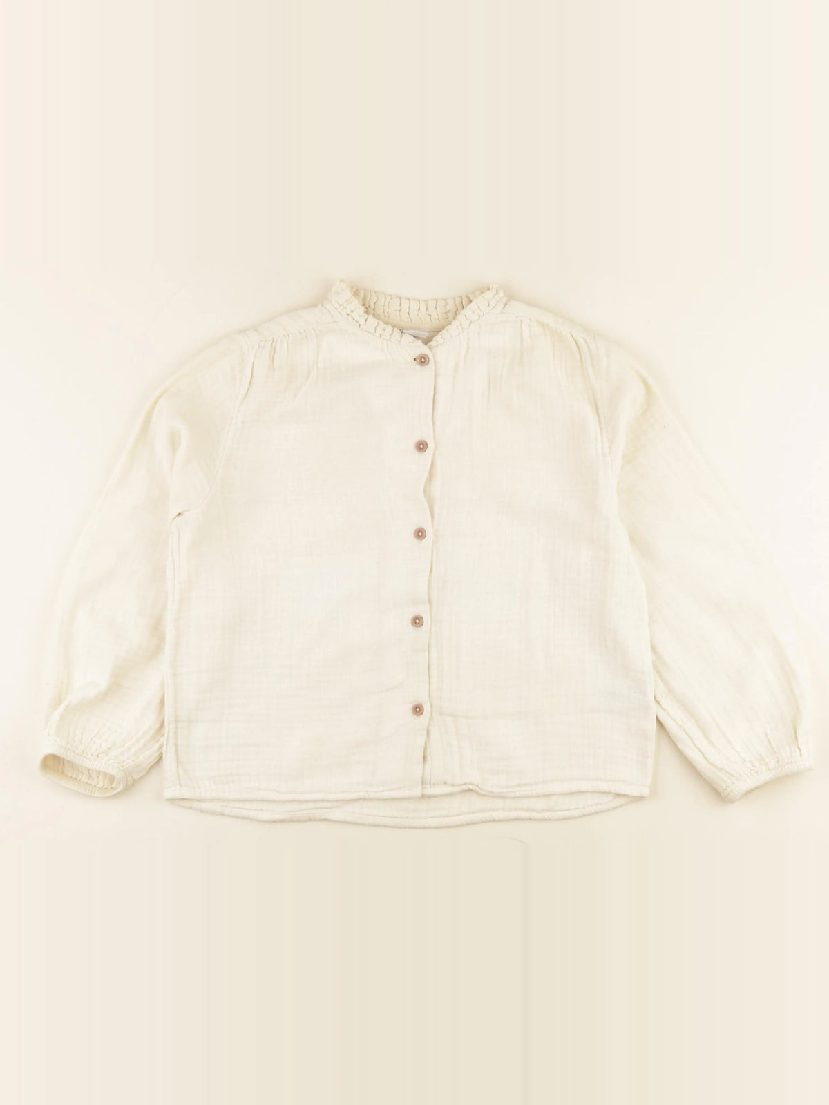 Petit Bateau - blouse beige - 10 ans