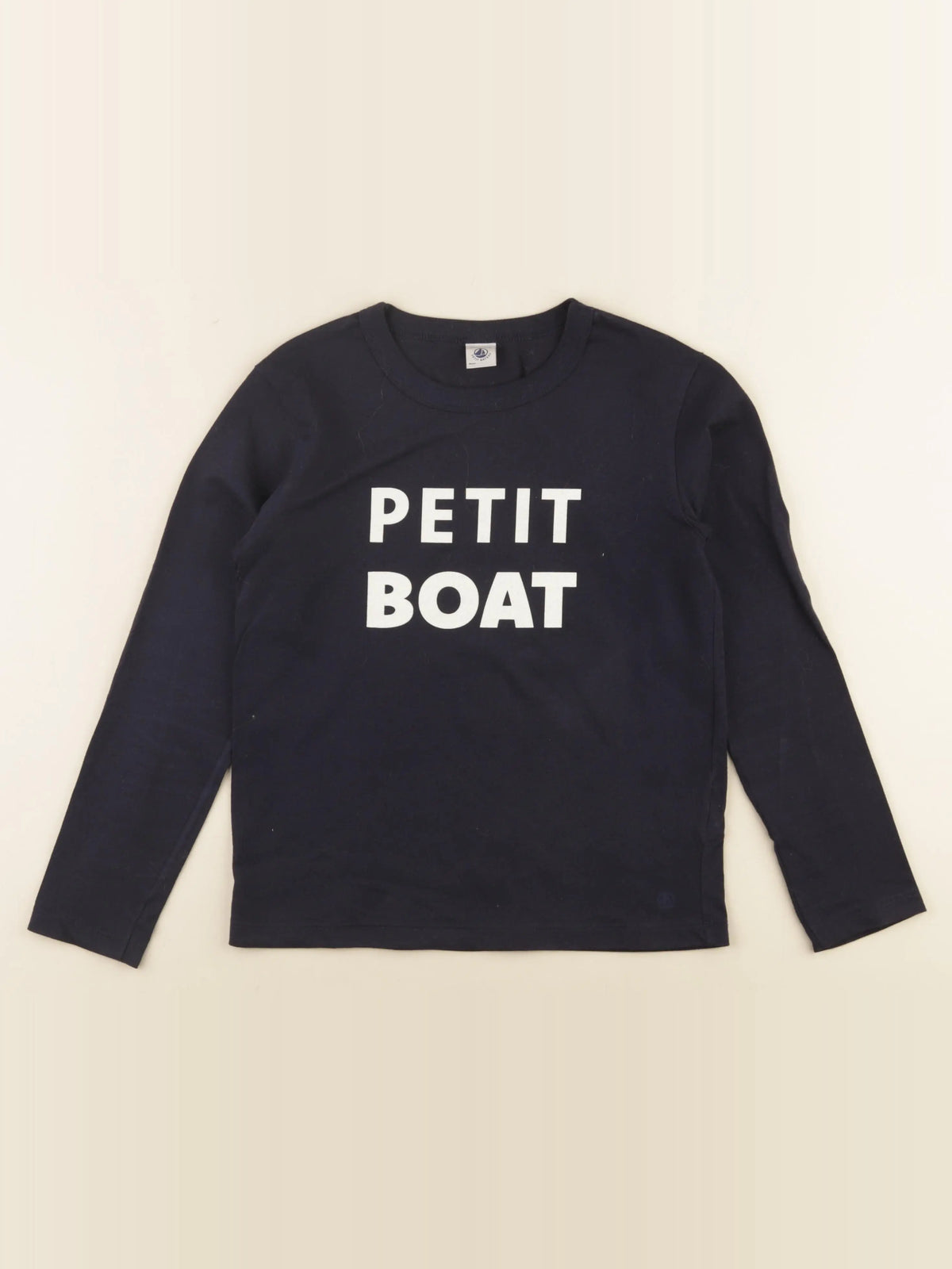 Petit Bateau - tee-shirt bleu - 10 ans