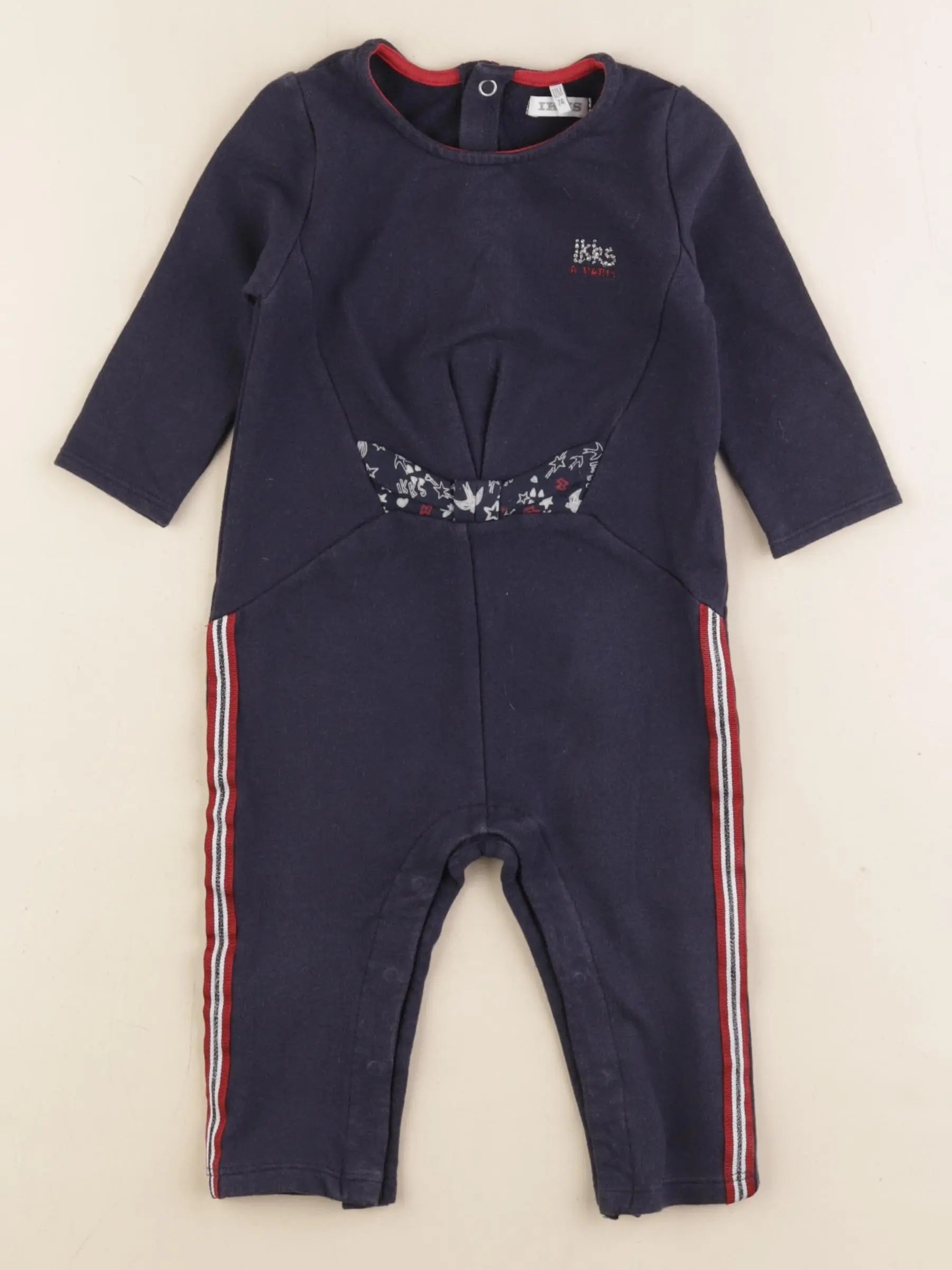 IKKS - combinaison bleu - 12 mois