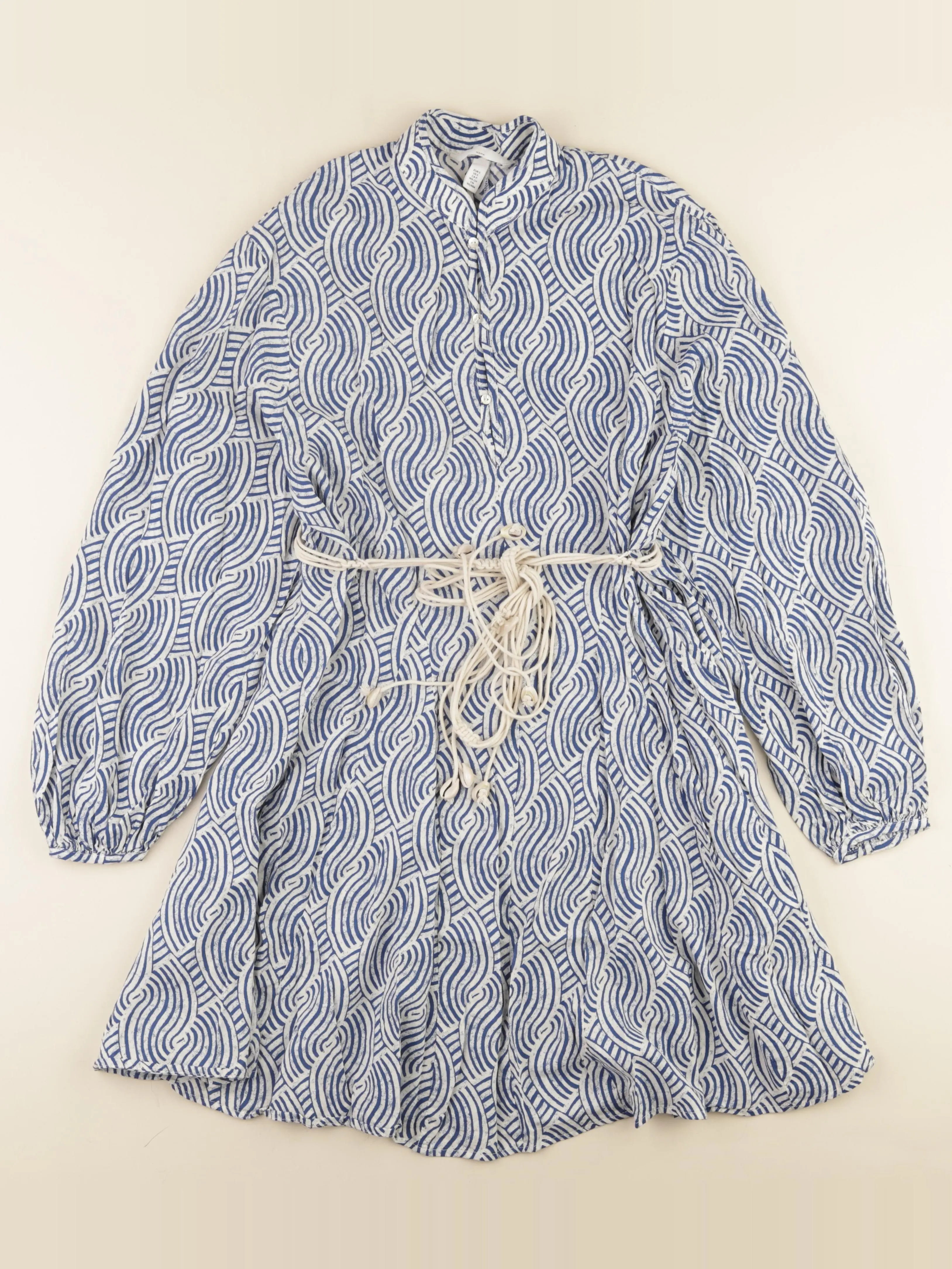 H&M - robe grossesse bleu - s