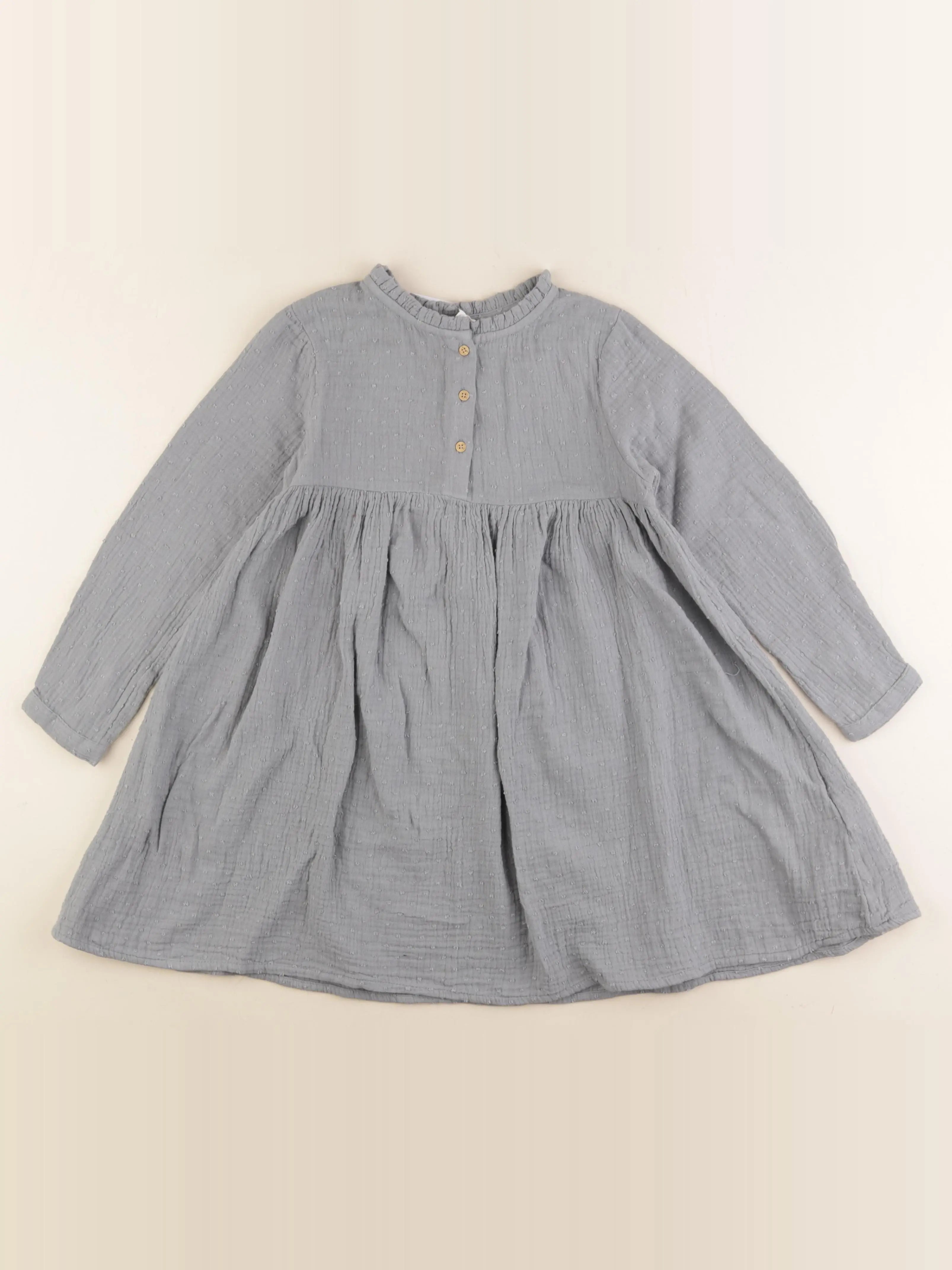 Vertbaudet - robe bleu - 6 ans