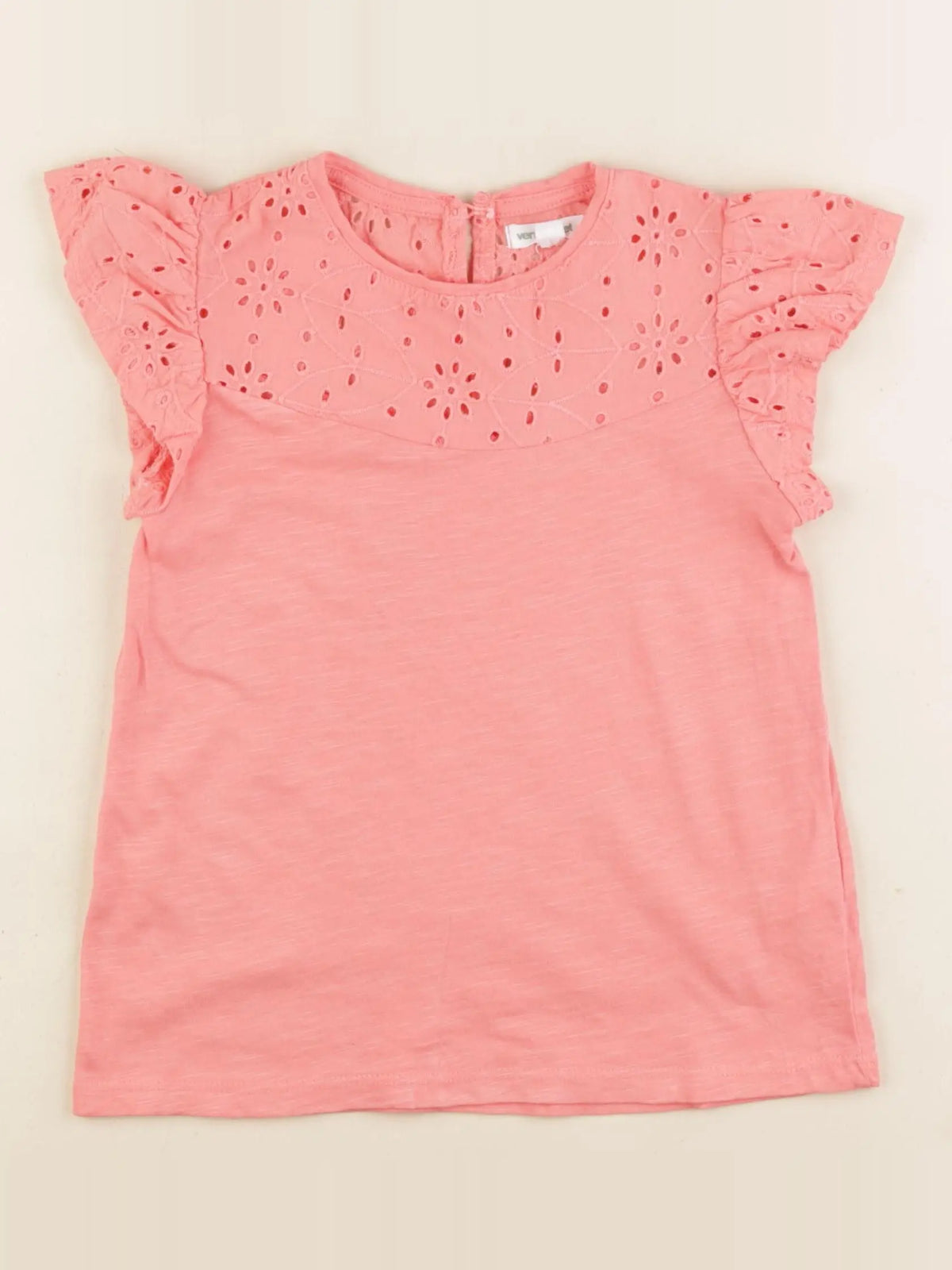 Vertbaudet - tee-shirt rose - 6 ans