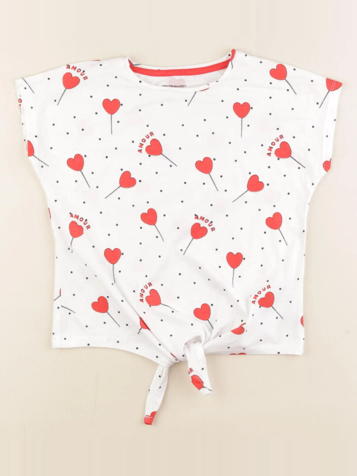 Vertbaudet - tee-shirt blanc - 6 ans