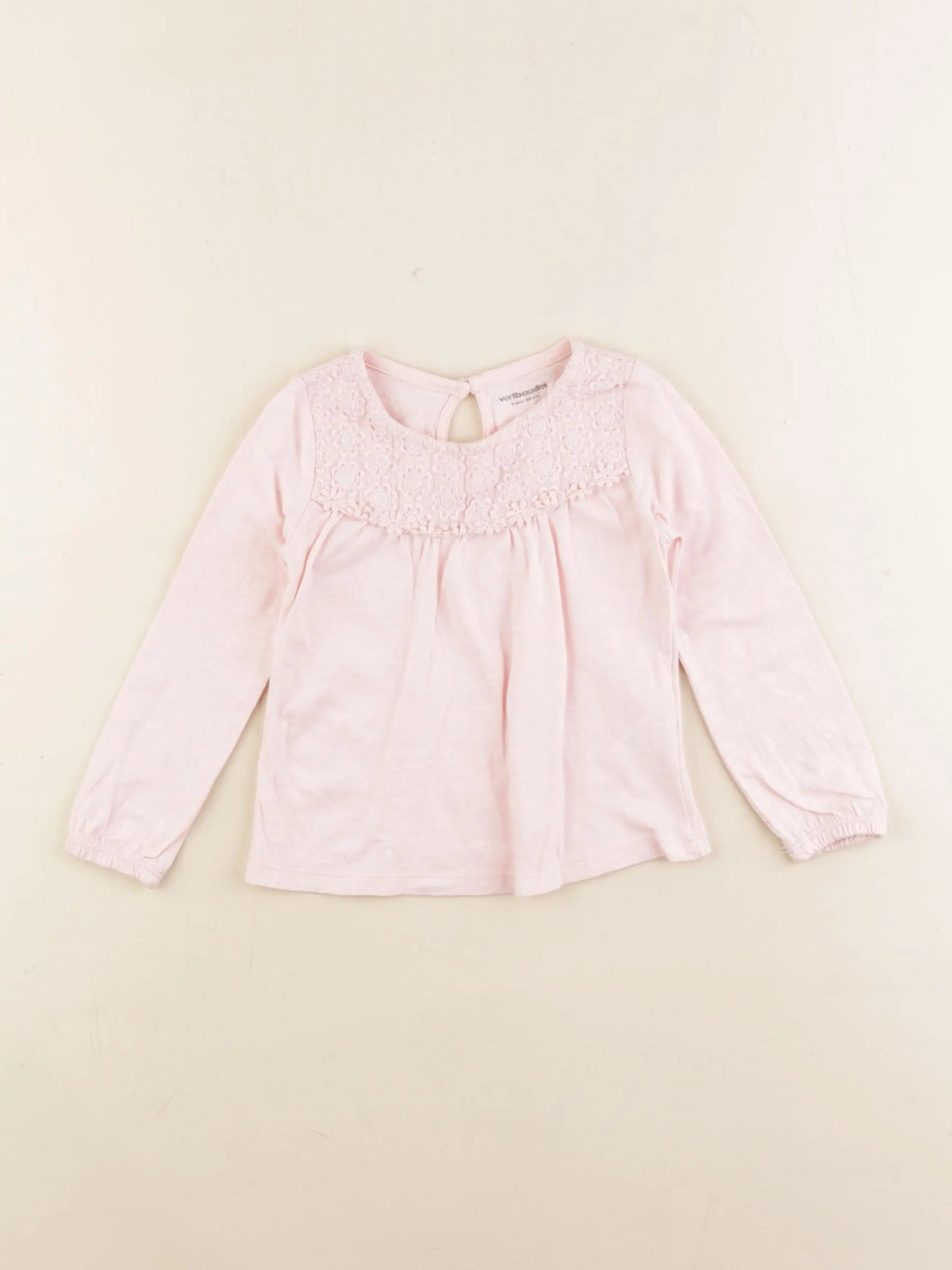 Vertbaudet - tee-shirt rose - 2 ans