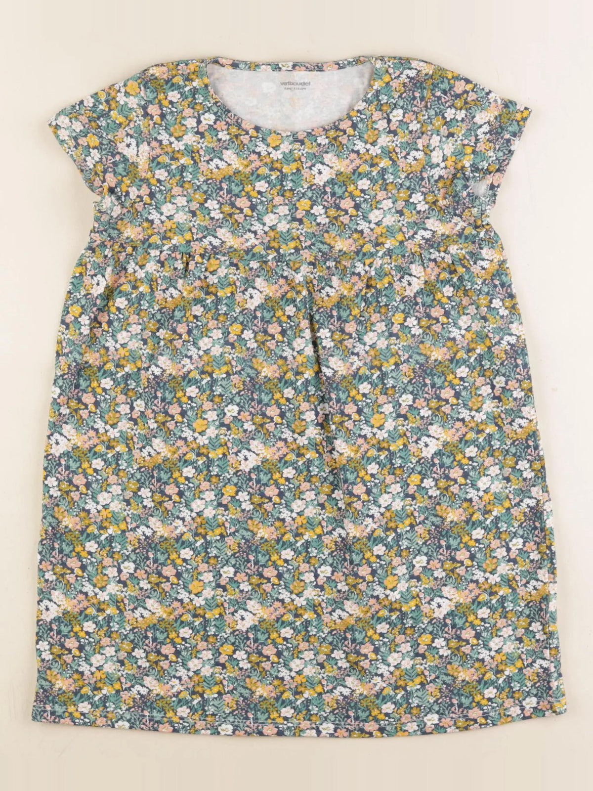 Vertbaudet - robe multicolore - 6 ans