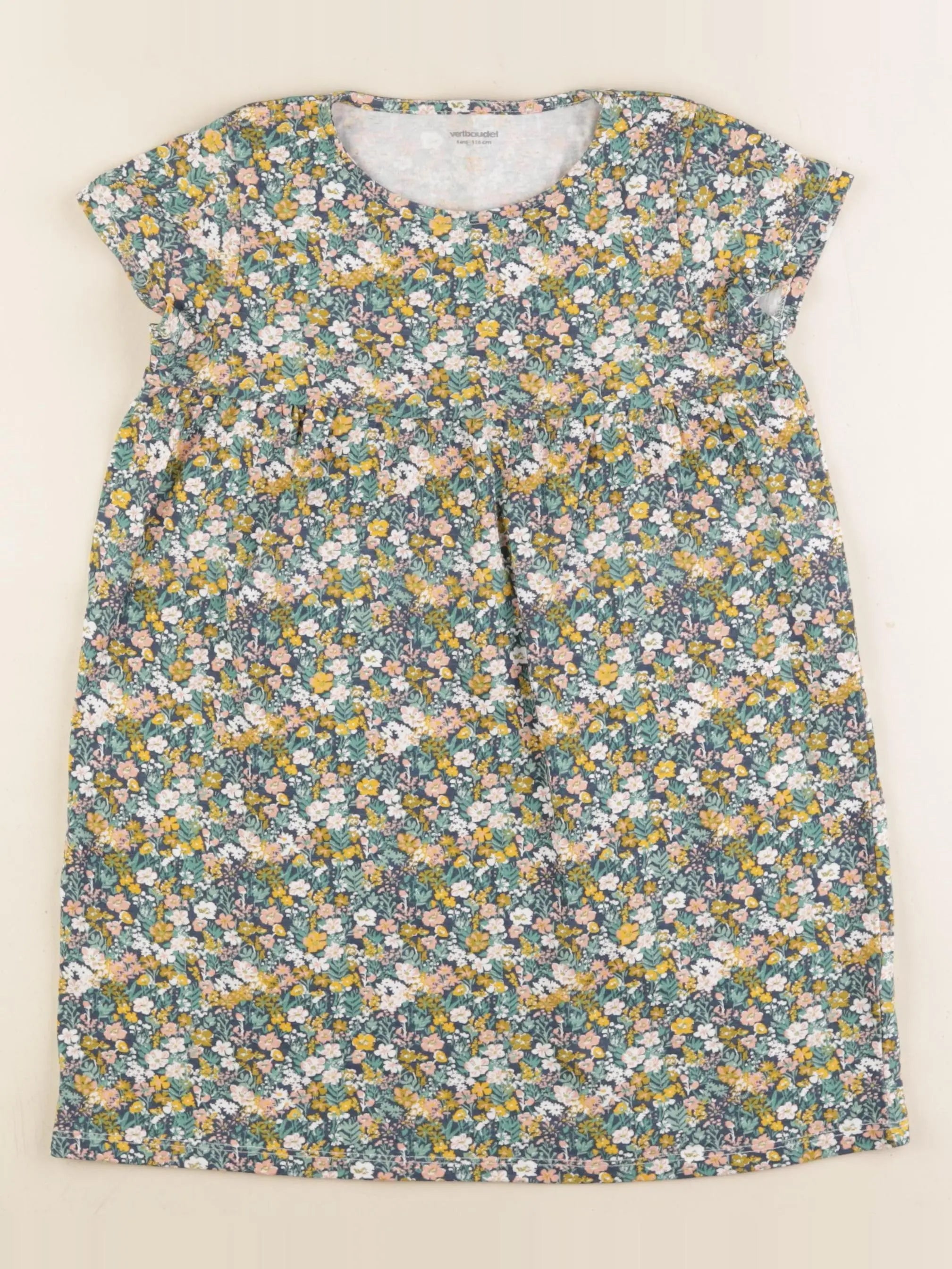 Vertbaudet - robe multicolore - 6 ans