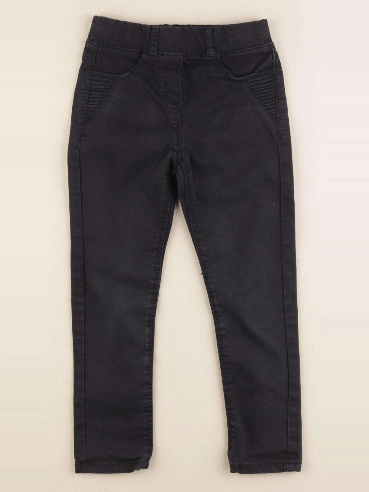 Vertbaudet - jegging noir - 6 ans