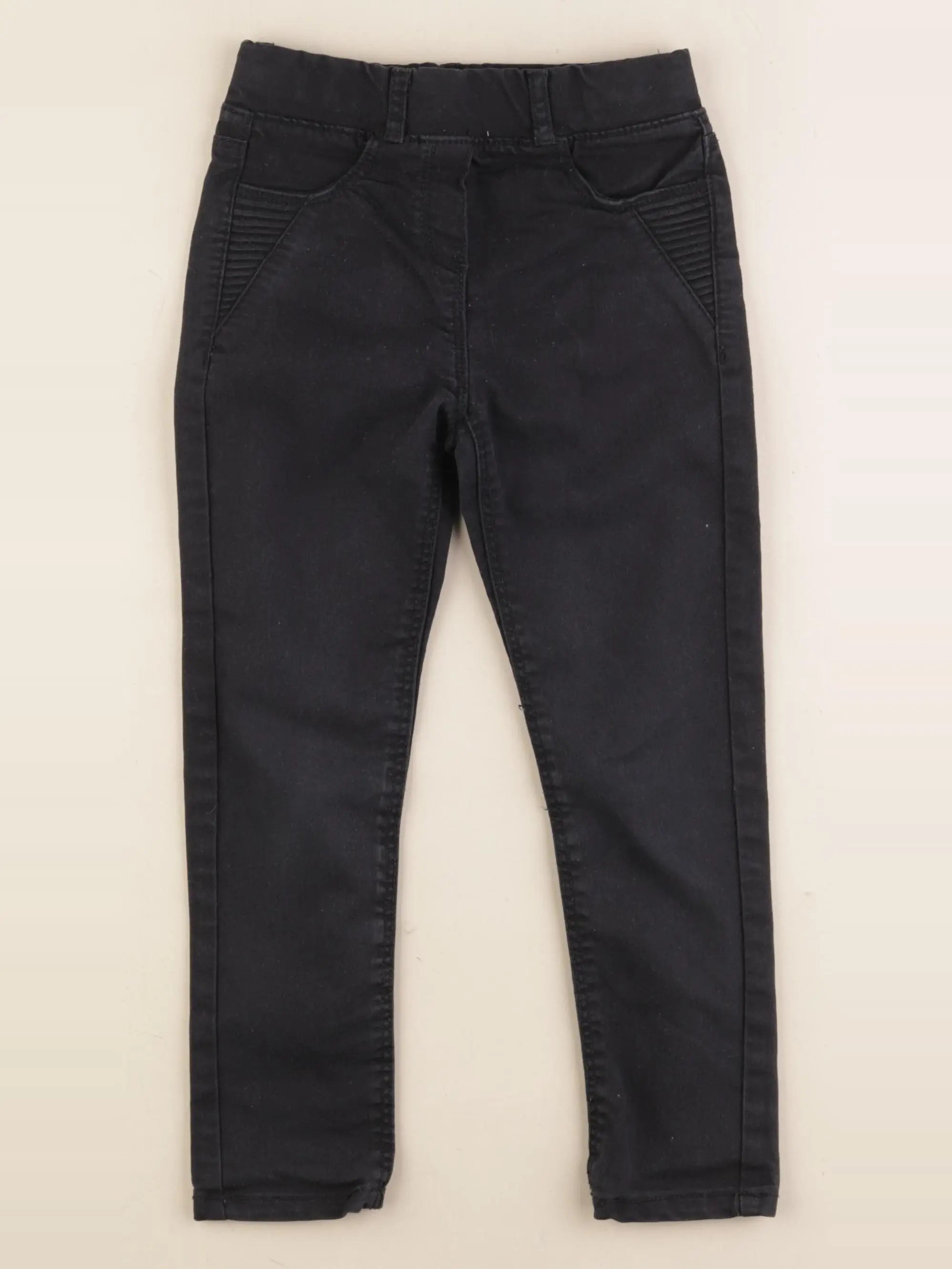 Vertbaudet - jegging noir - 6 ans