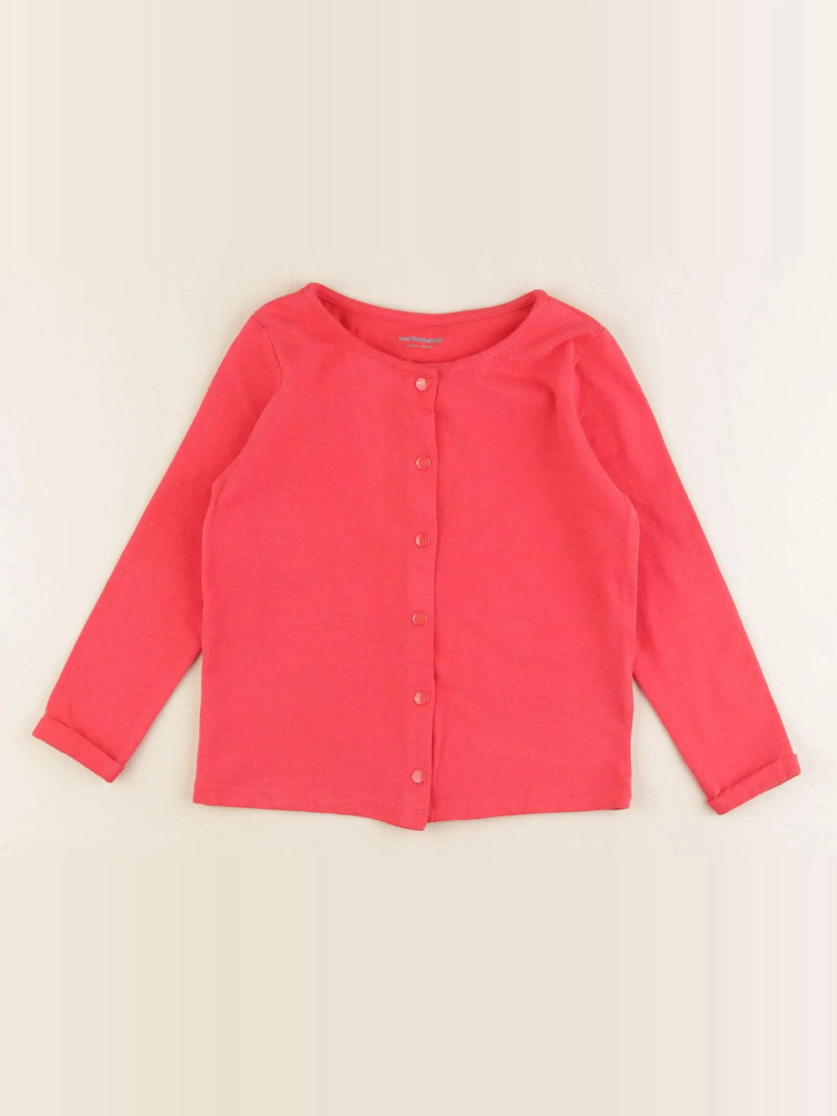 Vertbaudet - tee-shirt rouge - 3 ans