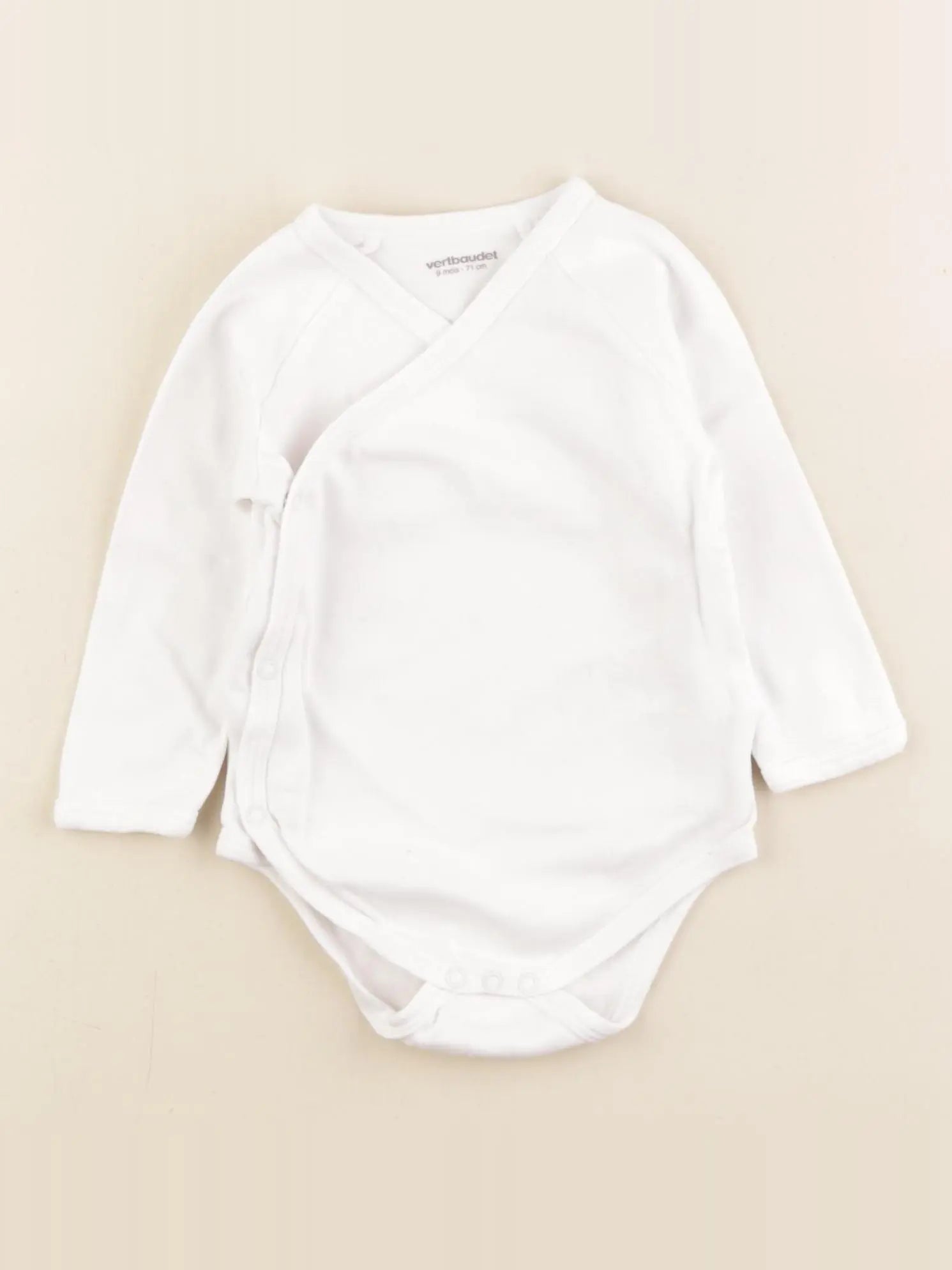 Vertbaudet - body blanc - 9 mois