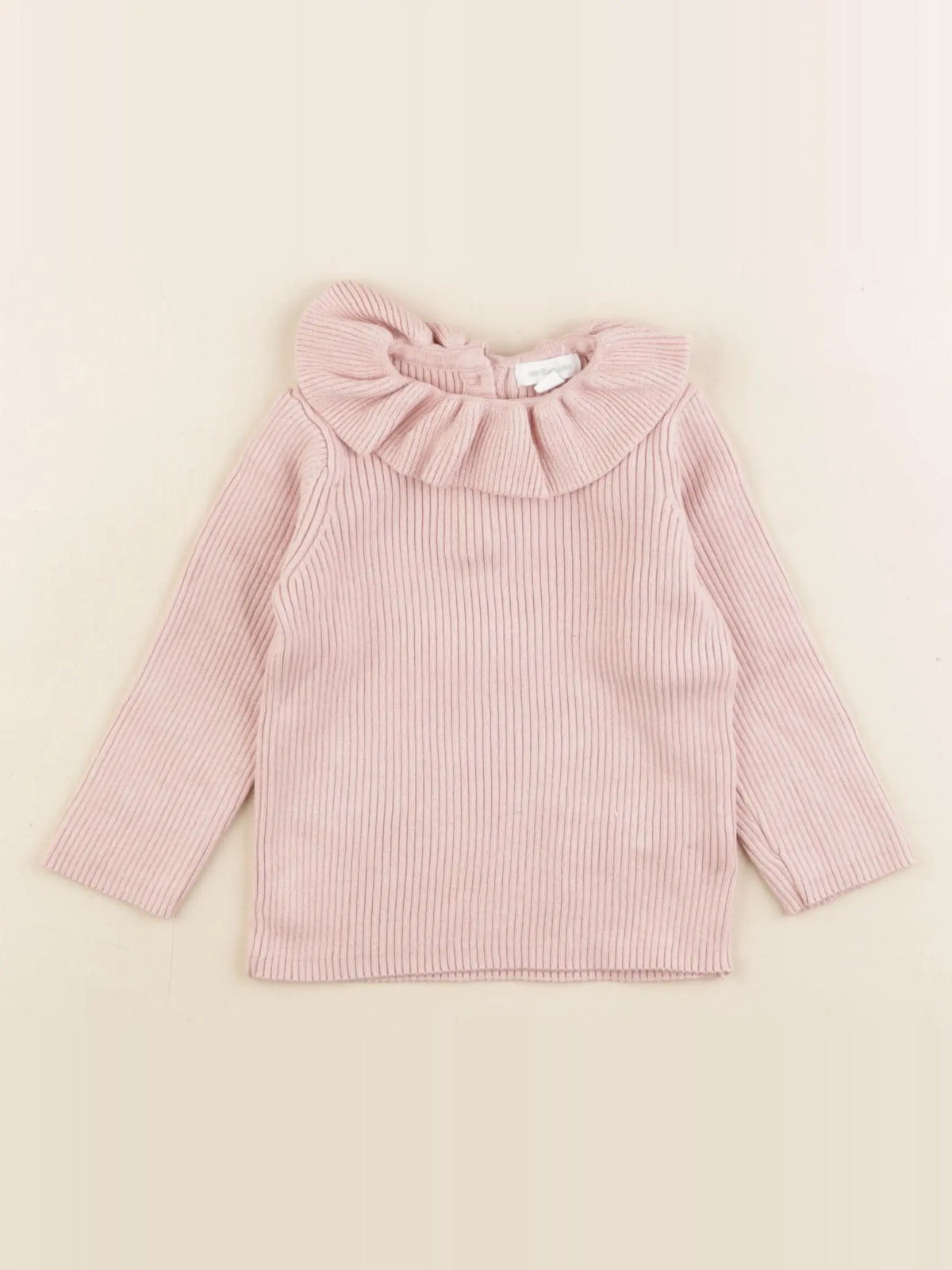 Vertbaudet - pull rose - 9 mois