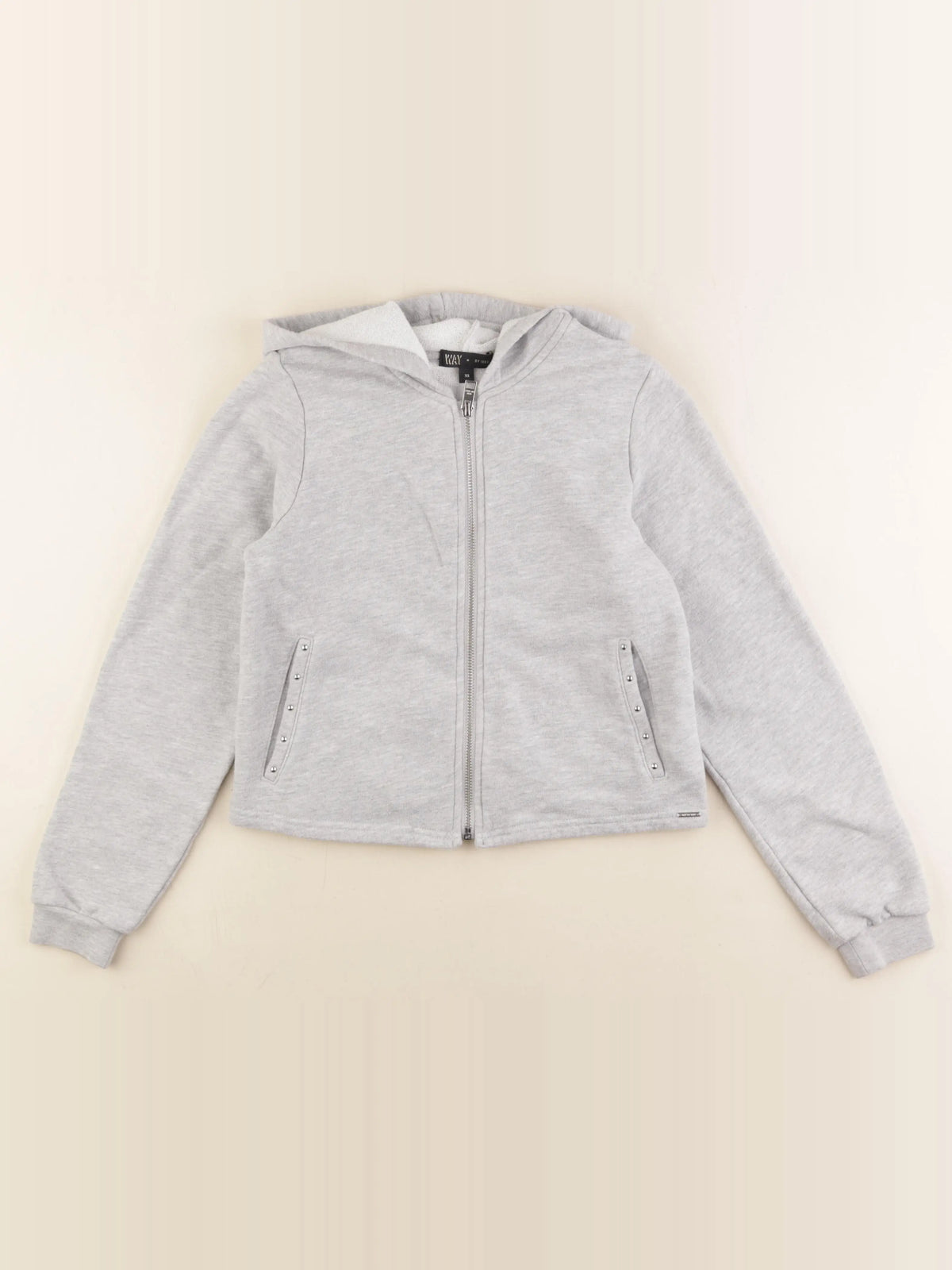 IKKS - sweat gris - 12 ans