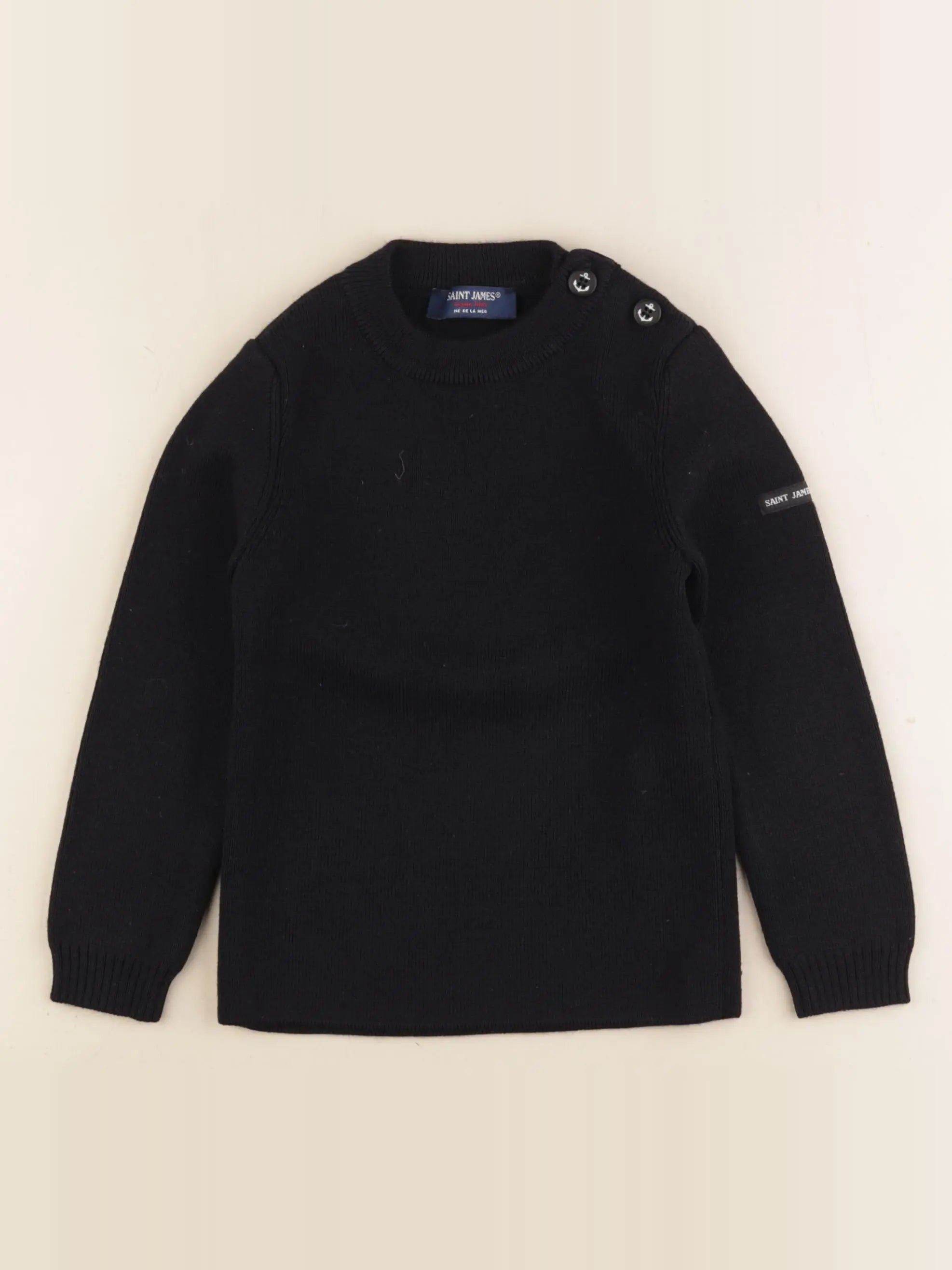 Saint James - pull bleu - 6 ans