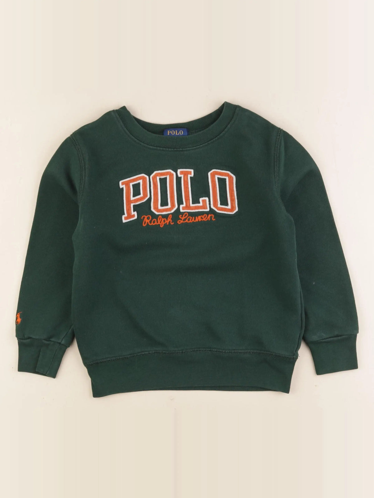 Ralph Lauren - sweat vert - 5 ans