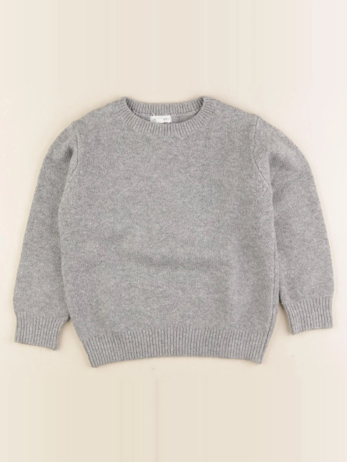 Vertbaudet - pull gris - 6 ans