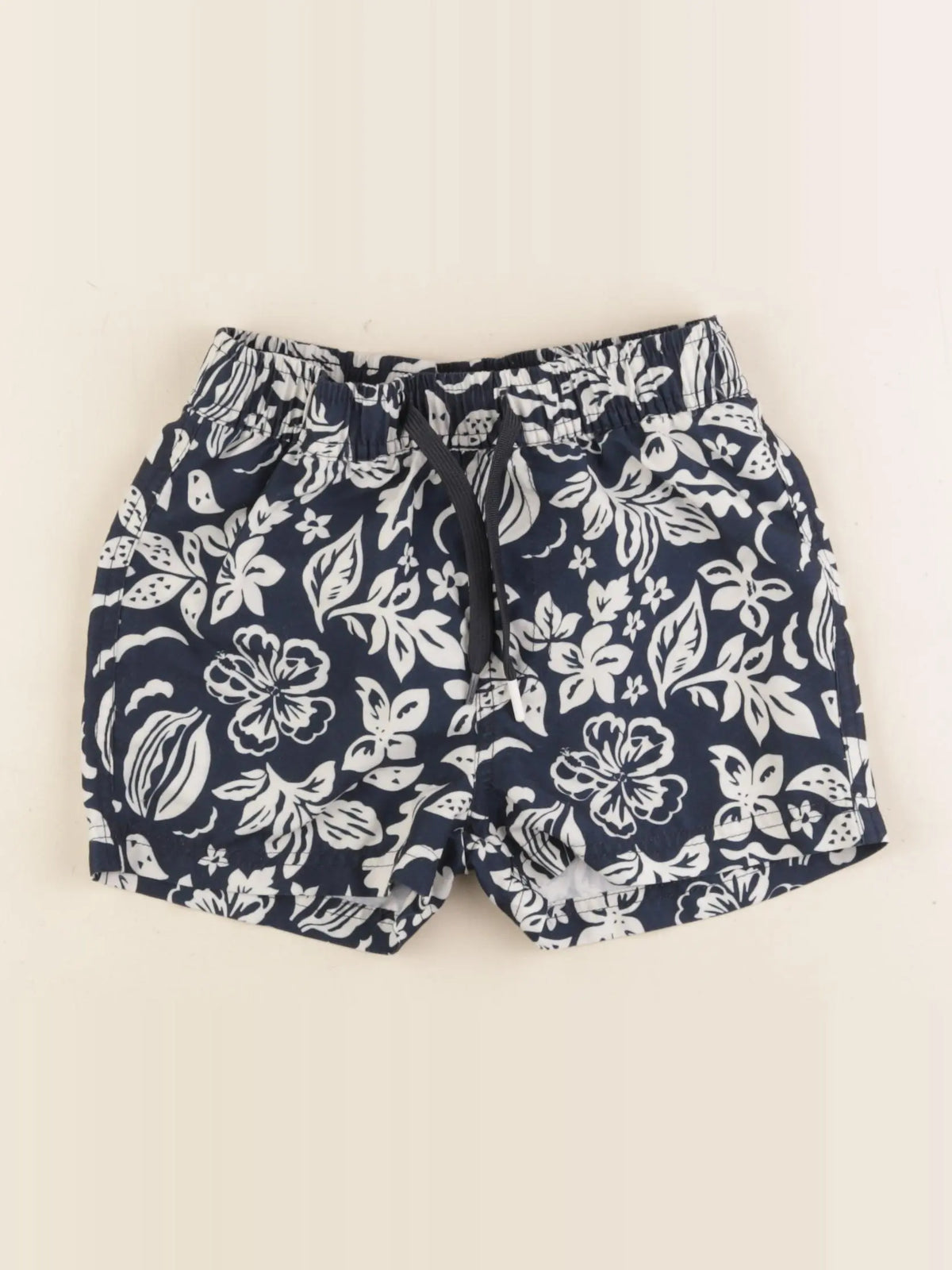 Monoprix - maillot de bain bleu, blanc - 5 ans