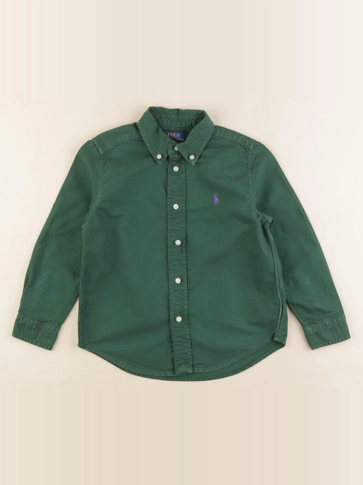 Ralph Lauren - chemise vert - 5 ans