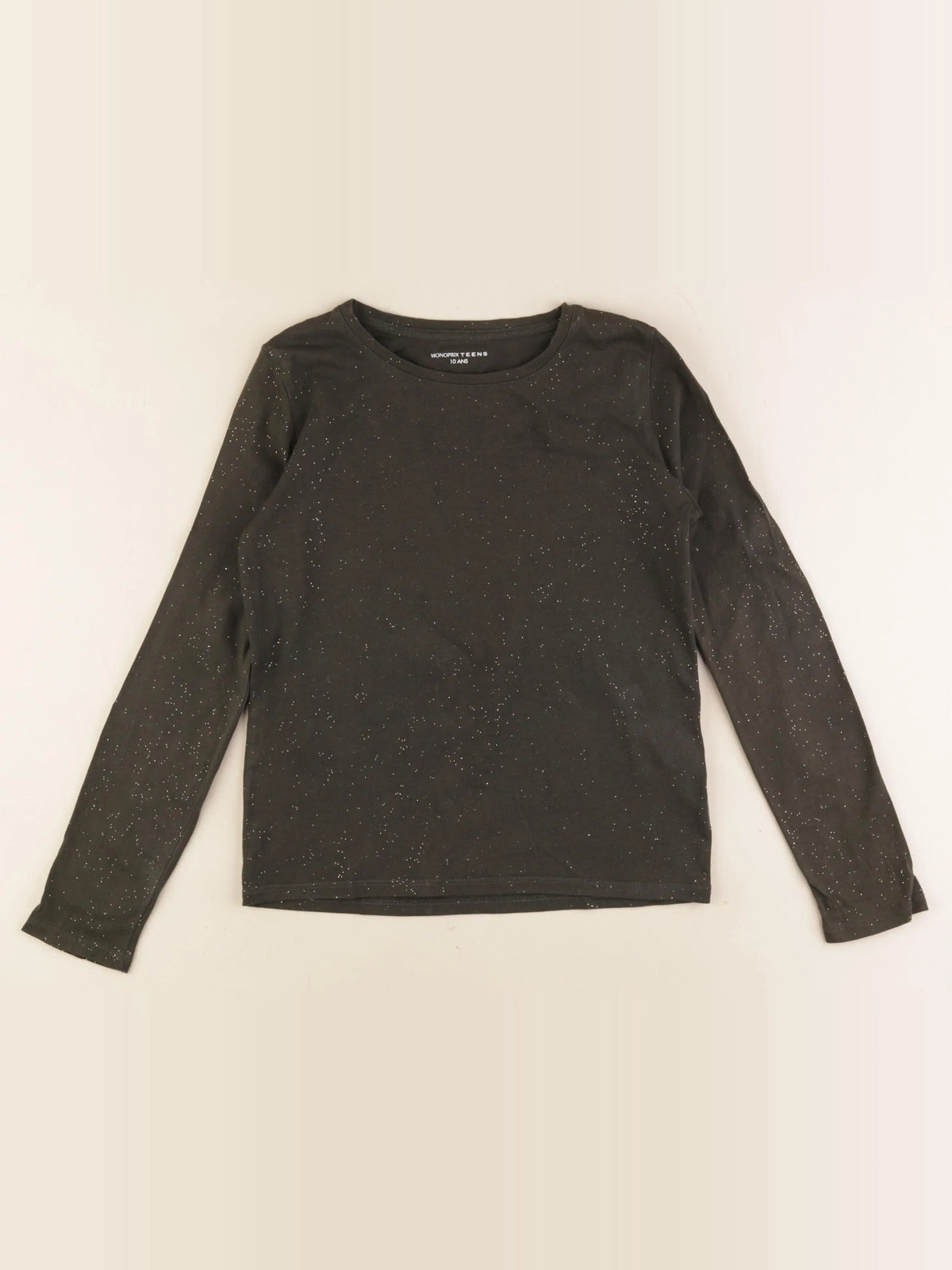 Monoprix - tee-shirt vert, or - 10 ans